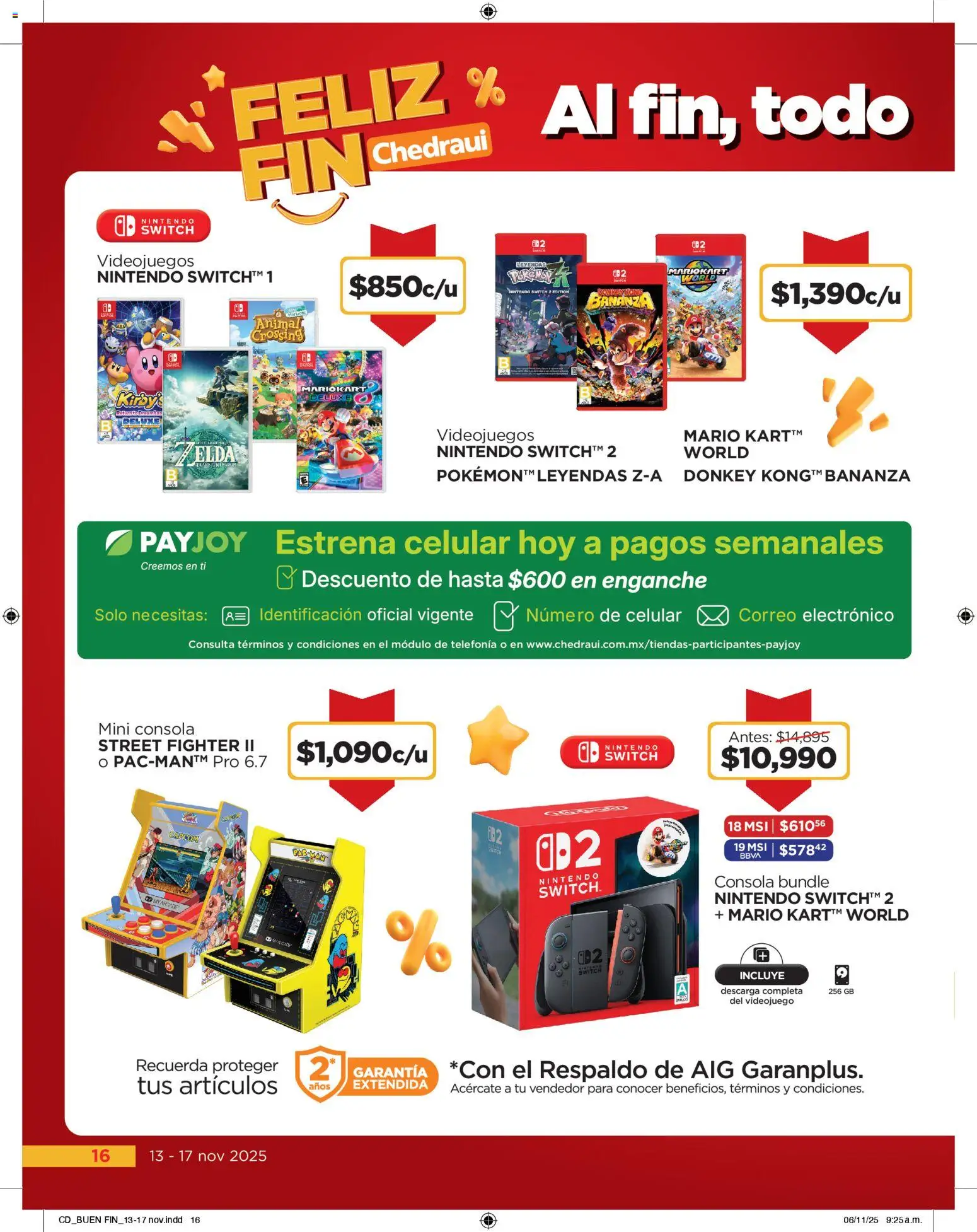 Nuevas ofertas de Chedraui válidas en toda la República Mexicana desde el 13.11.2025. ¡Encuentra las mejores ofertas en Chedraui Buen Fin! | Página: 16