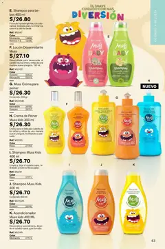 Vista previa de folleto Leonisa - Aliados Leonisa  de la Leonisa válido desde 06.03.2026 | Página: 63 | Productos: Shampoo, Acondicionador, Crema