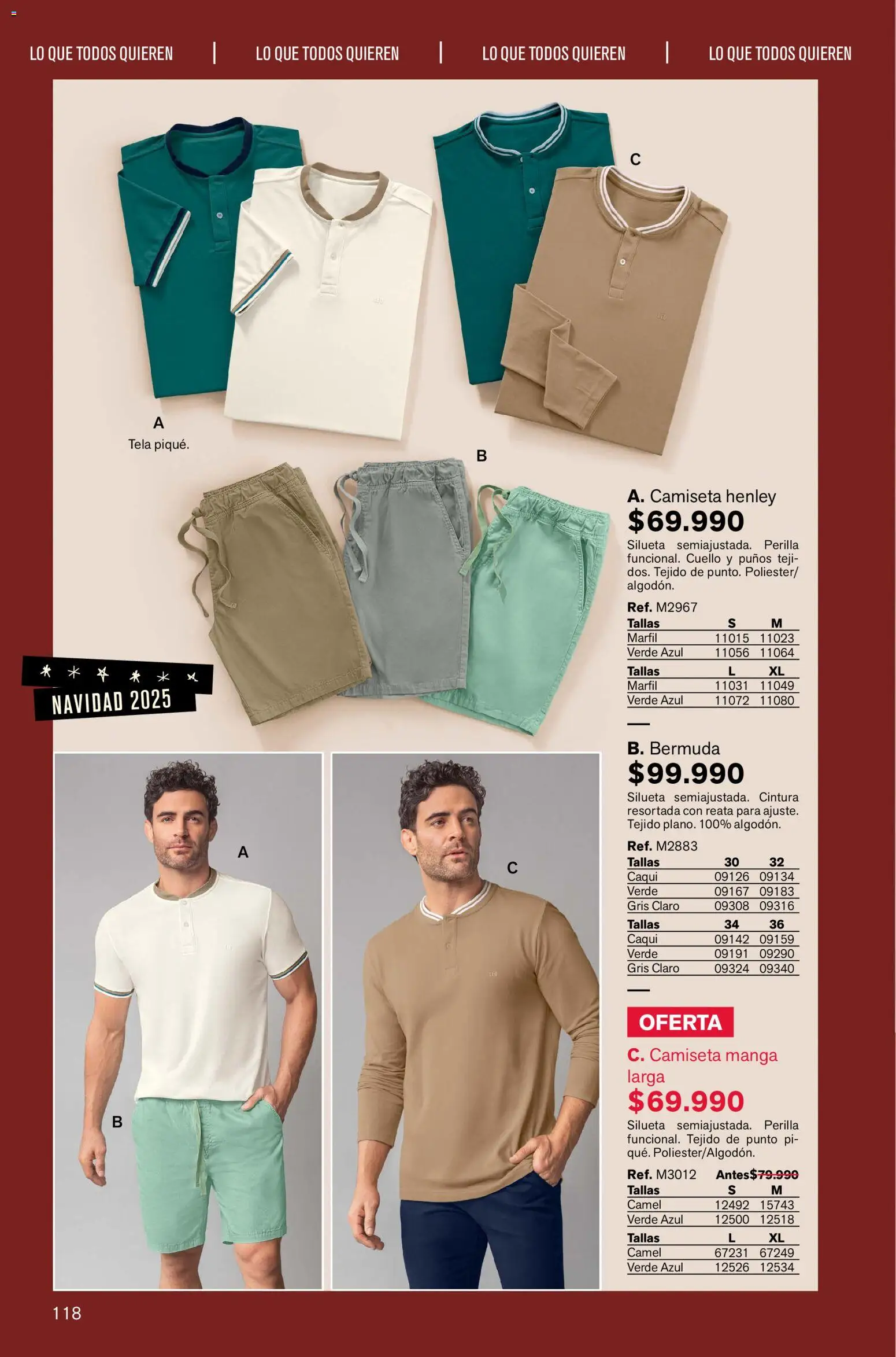 Leonisa revista - valida desde el 13.11.2025 | Página: 118 | Productos: Bermuda, Camiseta, Cuello