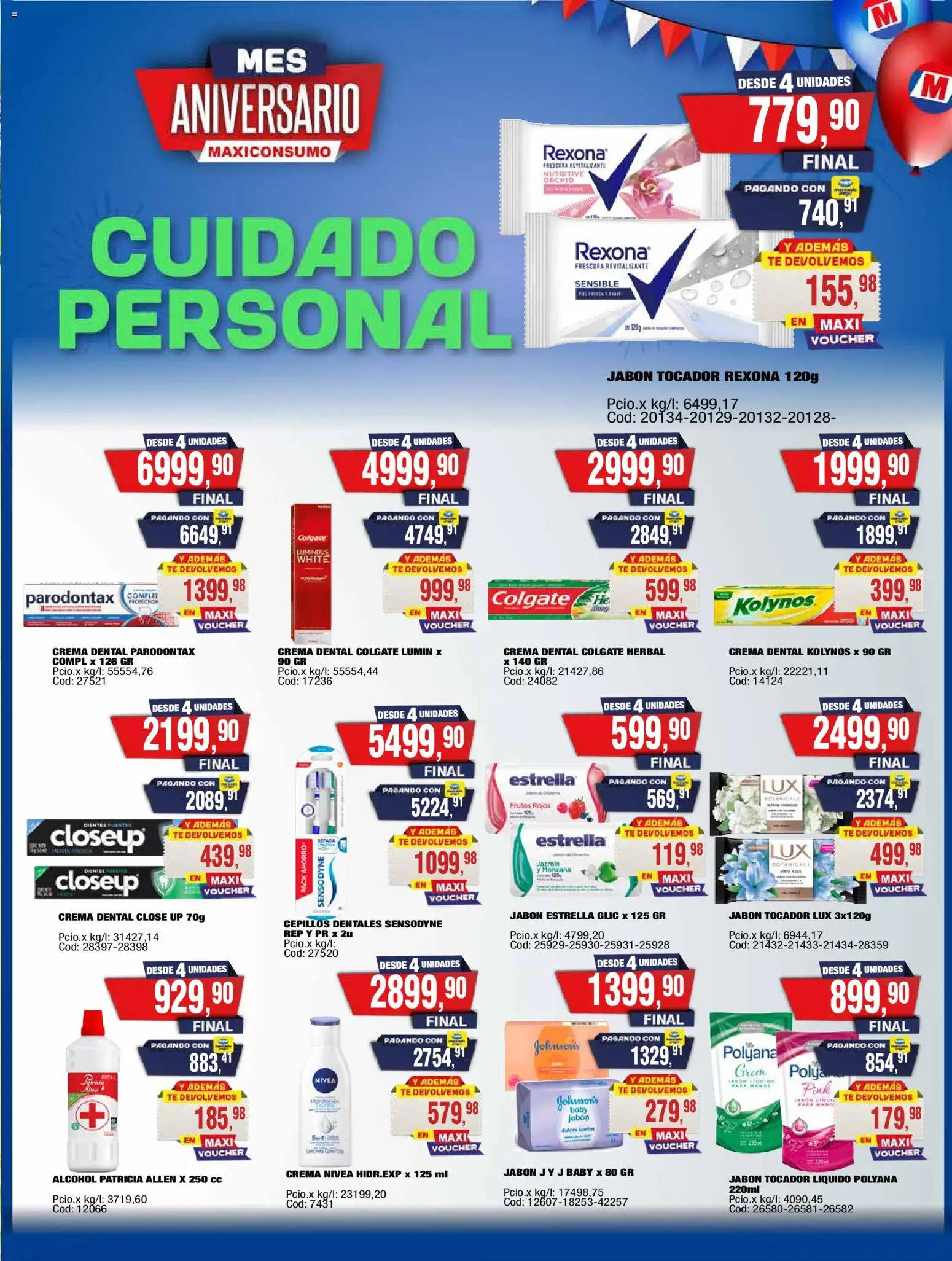 Maxiconsumo ofertas │ válido desde el 15.12.2025 | Página: 29 | Productos: Jabón, Manzana, Té, Crema