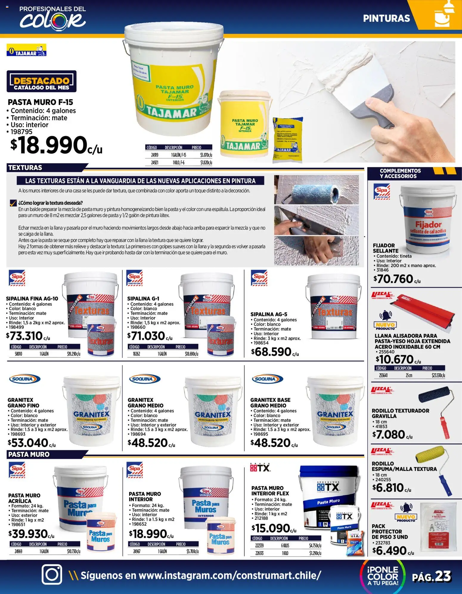 Construmart ofertas  │ válido desde el 01.11.2025 | Página: 23 | Productos: Mate, Pintura, Base, Pasta