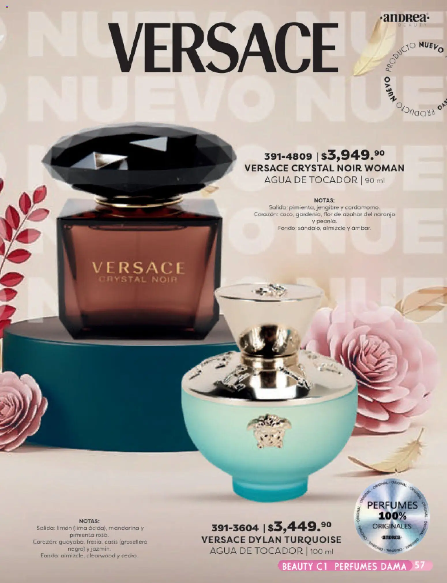 Nuevas ofertas de Andrea válidas en toda la República Mexicana desde el 25.01.2026. ¡Encuentra las mejores ofertas en Andrea catálogo Beauty! | Página: 57 | Productos: Pimienta, Agua, Limón, Lima