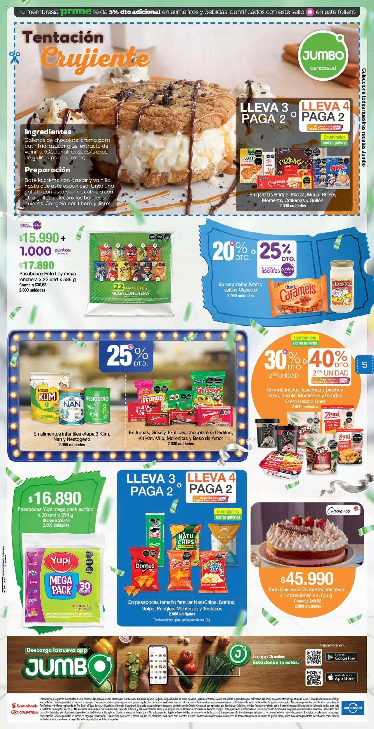 Jumbo revista - valida desde el 03.10.2025 | Página: 5 | Productos: Té, Fresa, Azucar, Sobre