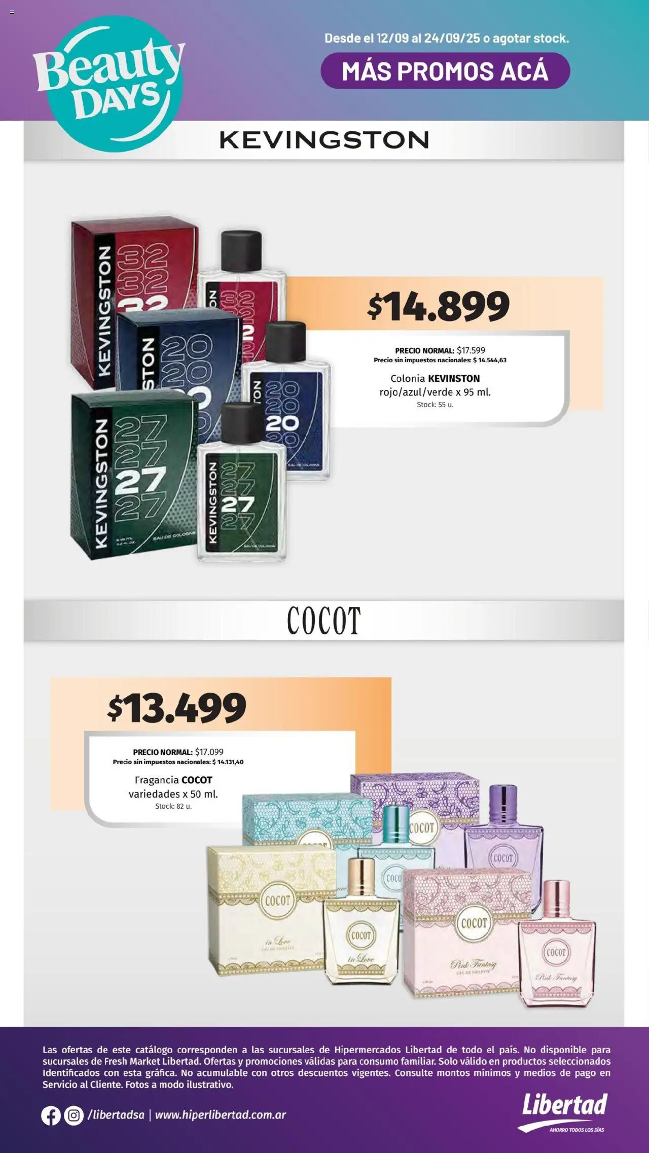 Hipermercado Libertad - Especial Beauty Days │ válido desde el 12.09.2025 | Página: 14 | Productos: Fragancia