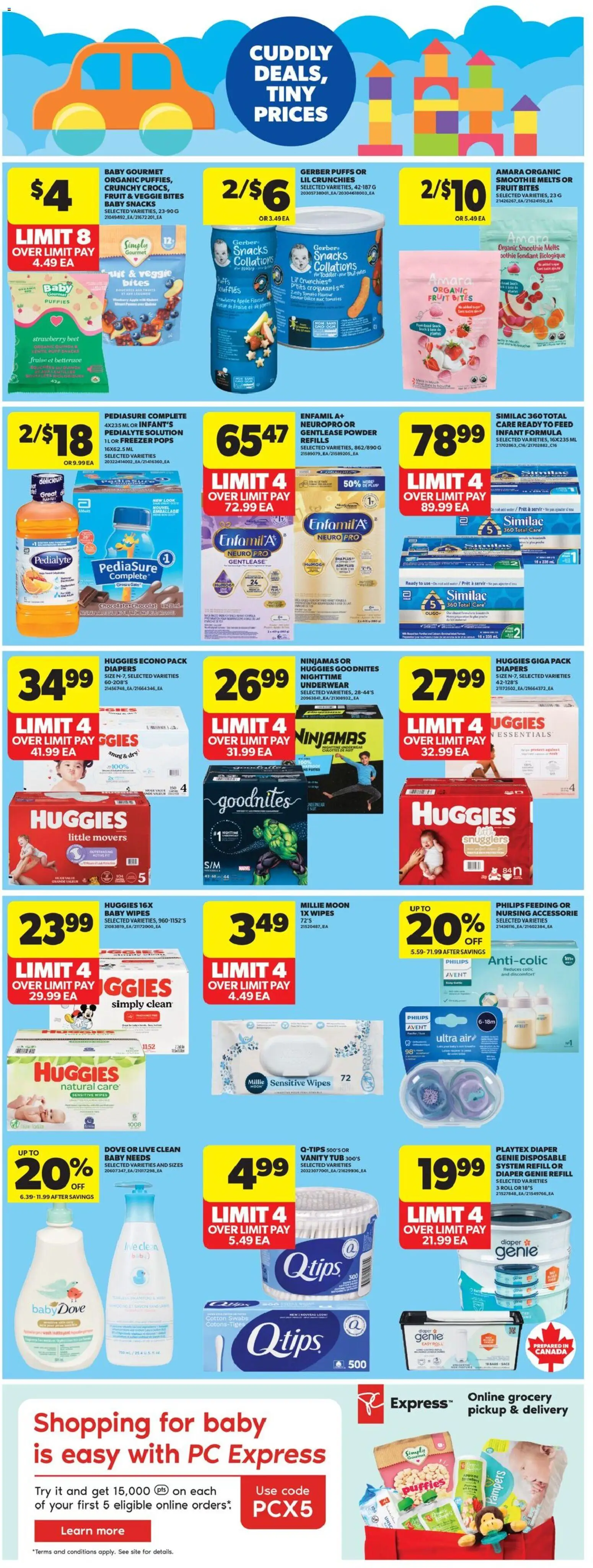 Real Canadian Superstore flyer valid from 01.01.2026 | Page: 21 | Products: PC, Freezer, Powder, Underwear
