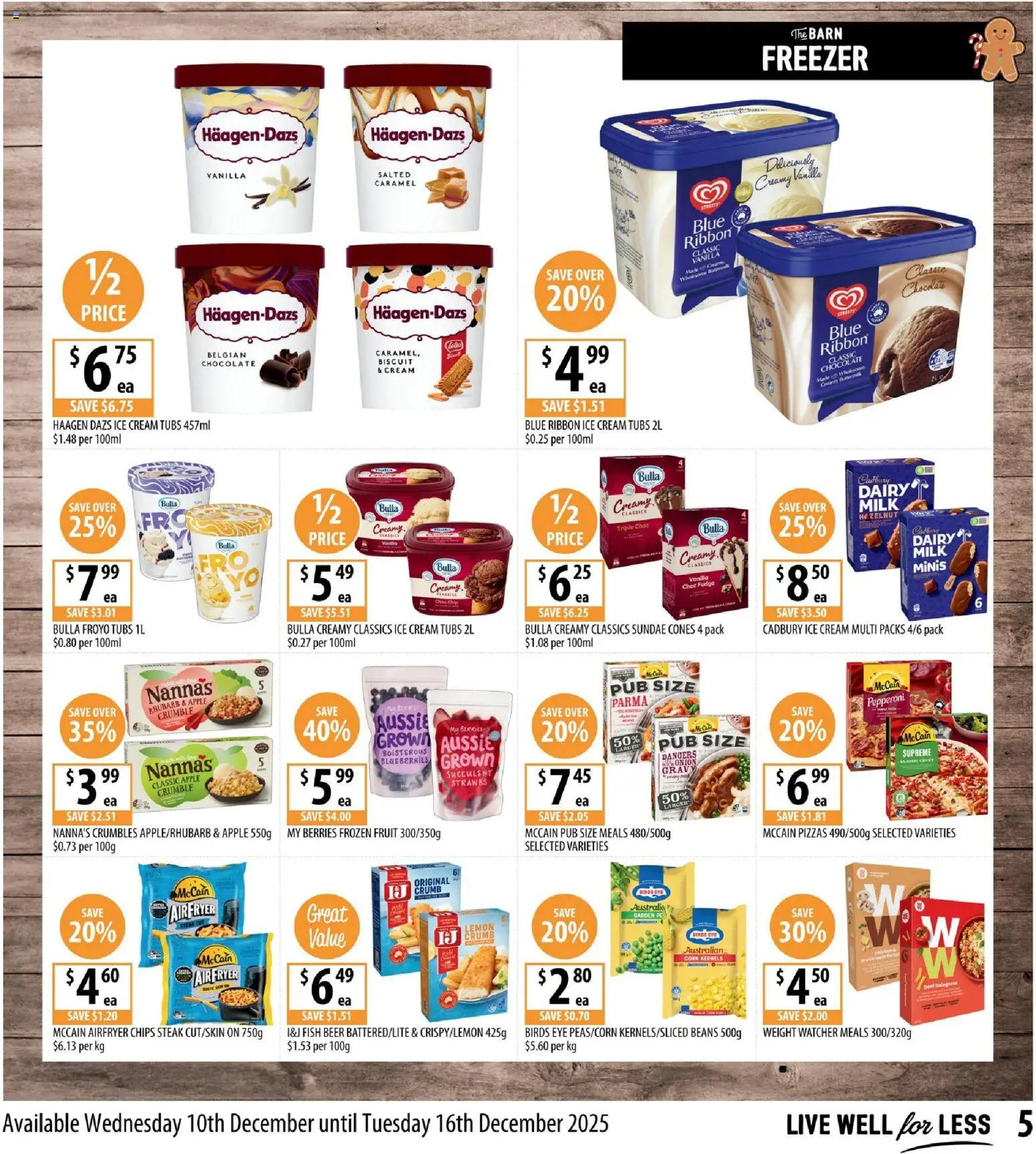 Supabarn catalogue - valid from 10.12.2025 | Page: 5 | Products: Fish, Chips, Lemon, Freezer