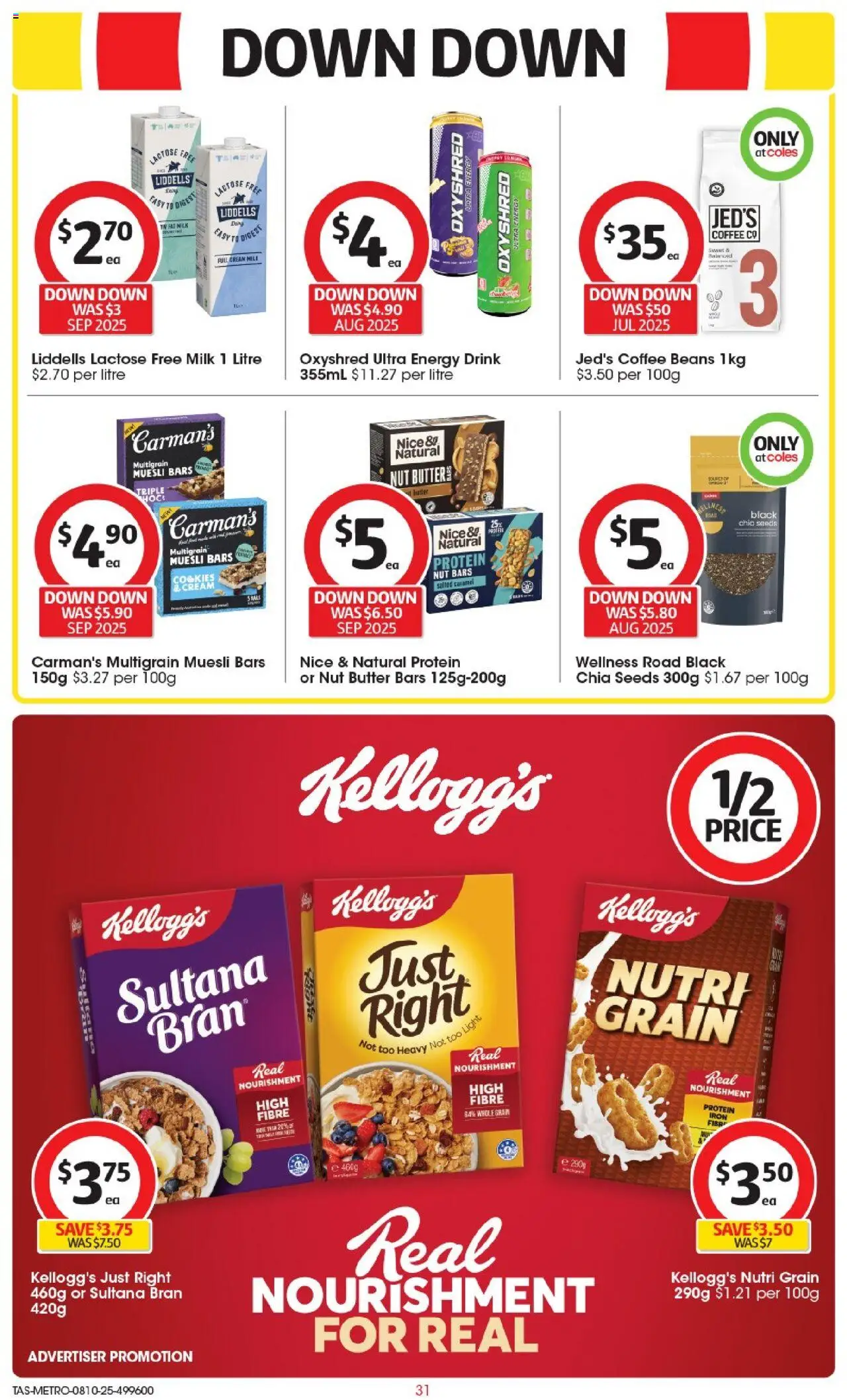 Coles catalogue - valid from 08.10.2025 | Page: 31 | Products: Light, Milk, Seeds, Iron