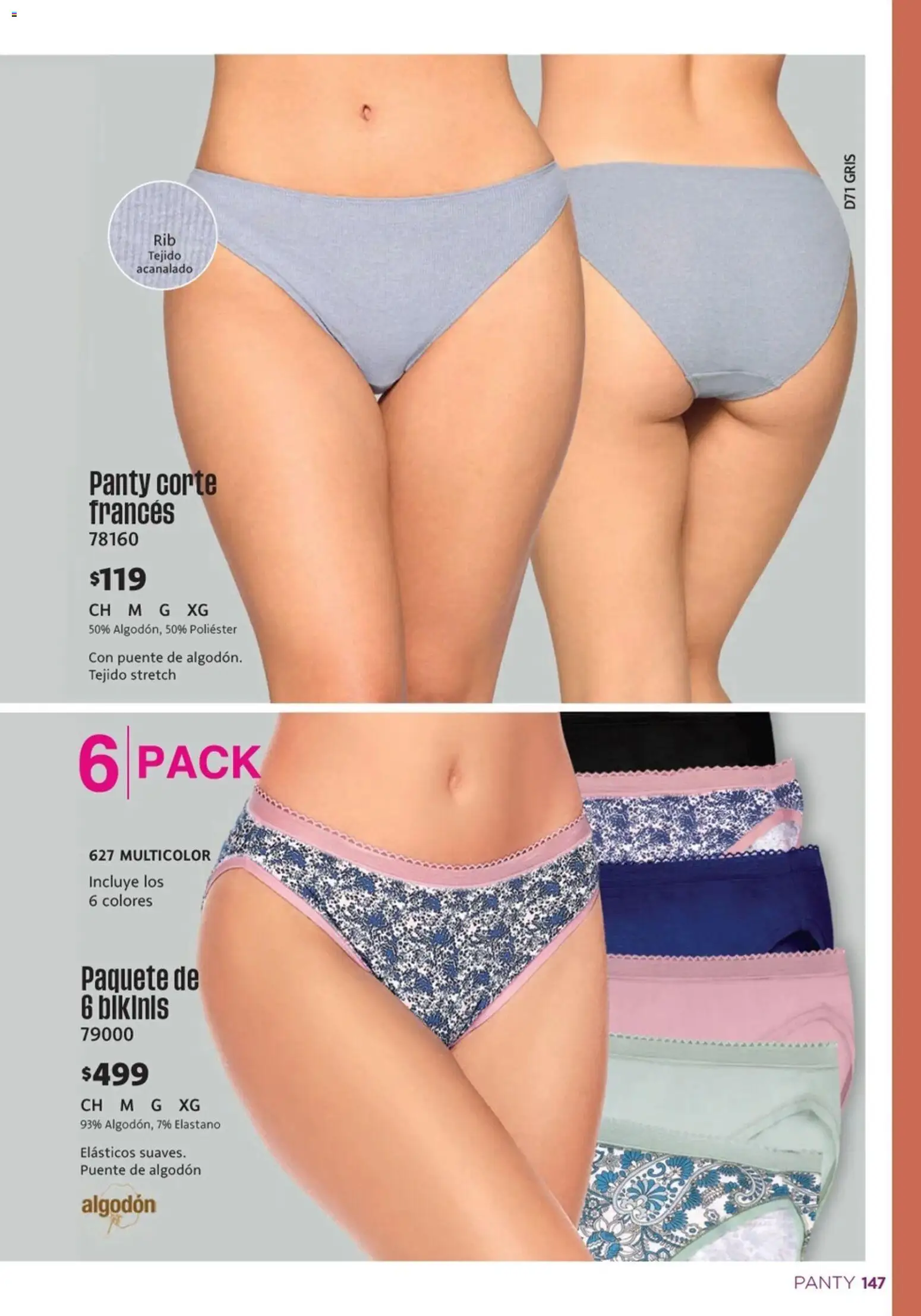 Nuevas ofertas de Ilusión válidas en toda la República Mexicana desde el 01.03.2026. ¡Encuentra las mejores ofertas en Ilusión catálogo Primavera! | Página: 149 | Productos: Algodón