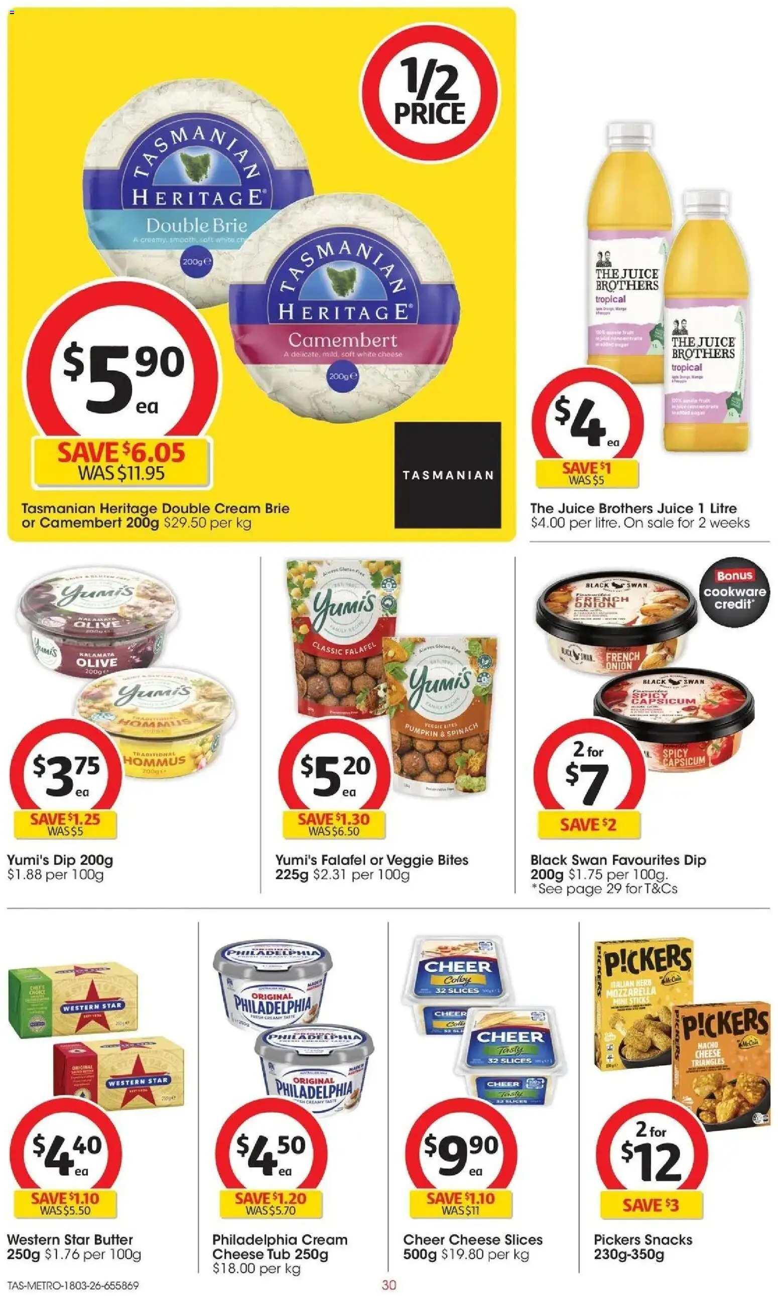 Coles catalogue - valid from 18.03.2026 | Page: 30 | Products: Capsicum, Herb, Juice, Spinach