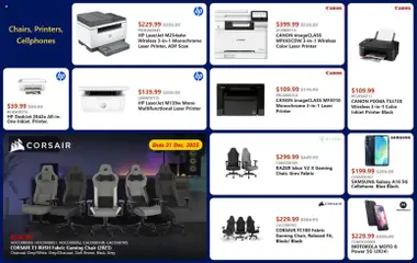 Preview of Canada Computers weekly flyer from shop Canada Computers valid from 26.12.2025 | Page: 30 | Products: Printer, Chair
