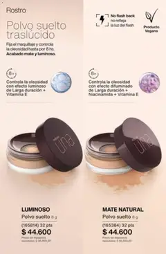 Vista previa Catálogo Natura Ciclo 1/2026 válido desde el 04.12.2025 | Página: 115 | Productos: Mate, Maquillaje, Polvo