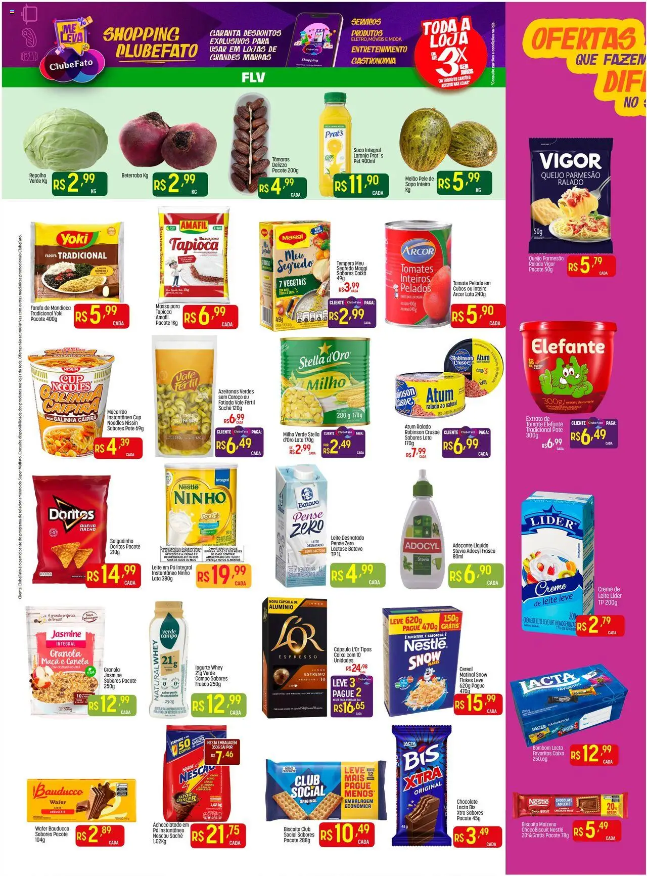 Super Muffato Folheto - válido de 01.10.2025 | Página: 2 | Produtos: Milho verde, Chocolate, Pasta, Creme