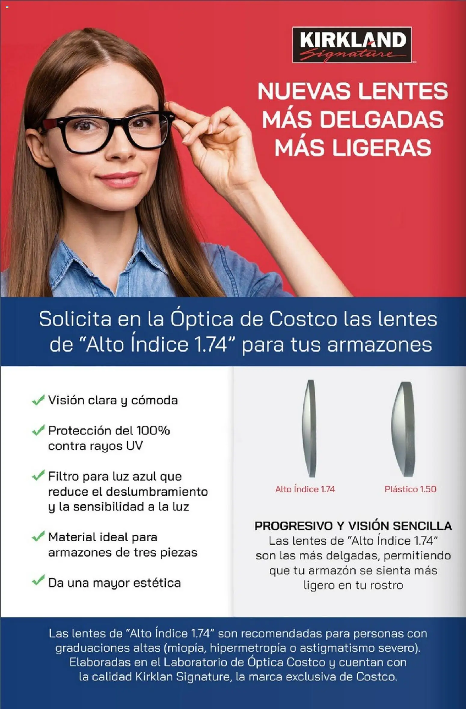 Nuevas ofertas de Costco válidas en toda la República Mexicana desde el 01.01.2026. ¡Encuentra las mejores ofertas en Costco - Revista Enero! | Página: 120 | Productos: Lentes