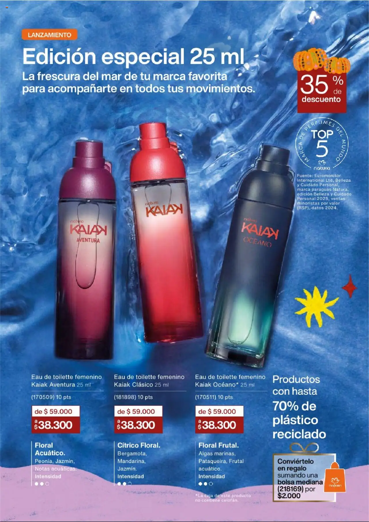 Natura revista - valida desde el 03.09.2025 | Página: 30 | Productos: Bolsa, Caja, Eau de toilette