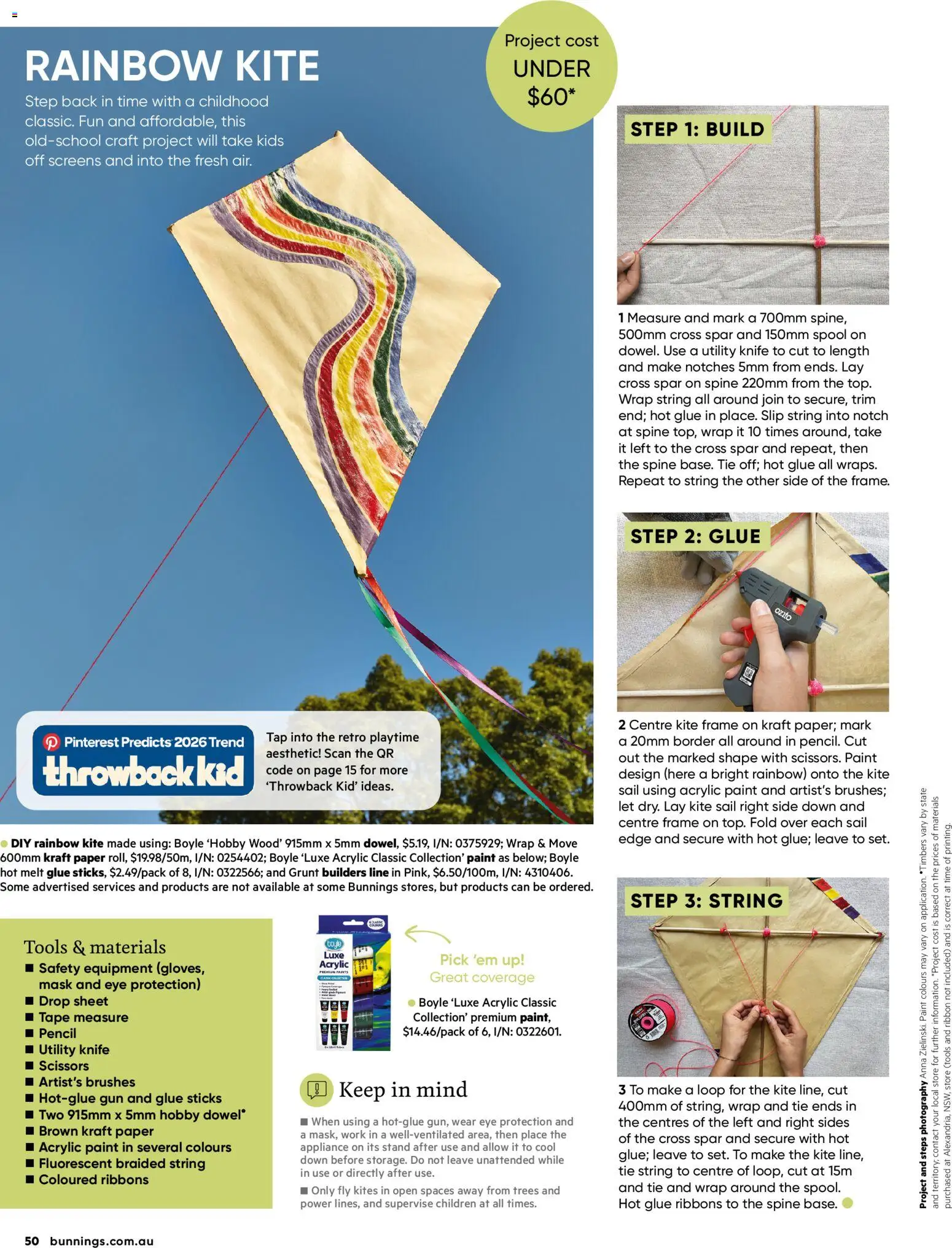 Bunnings Warehouse catalogue - valid from 01.04.2026 | Page: 50 | Products: Scissors, Slip, Tie, Pencil