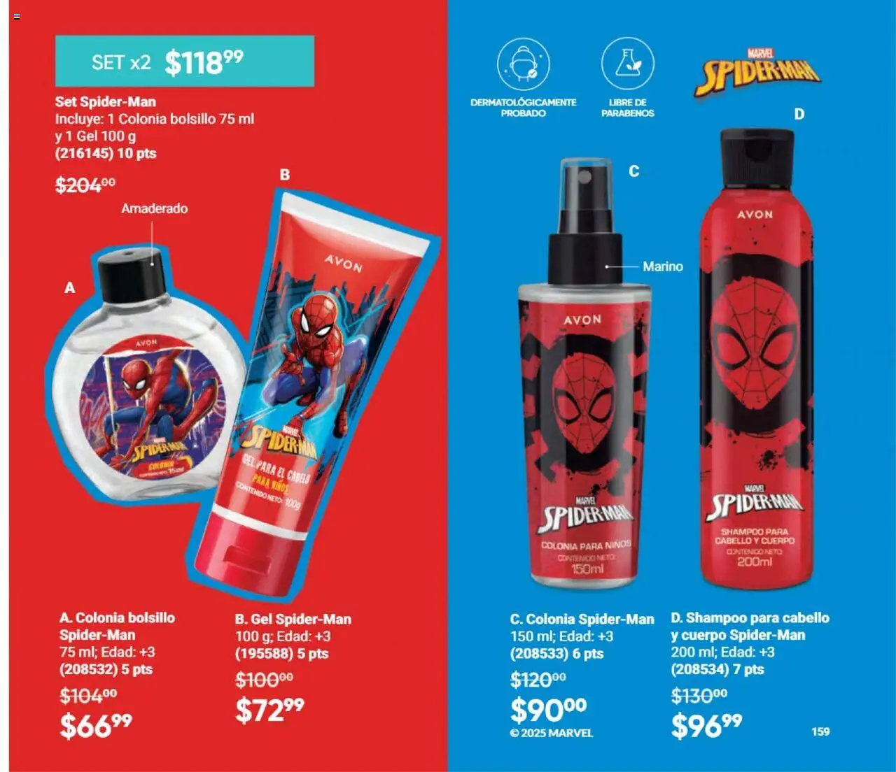Nuevas ofertas de AVON válidas en toda la República Mexicana desde el 09.08.2025. ¡Encuentra las mejores ofertas en AVON - Casa & Estilo 13 2025! | Página: 161