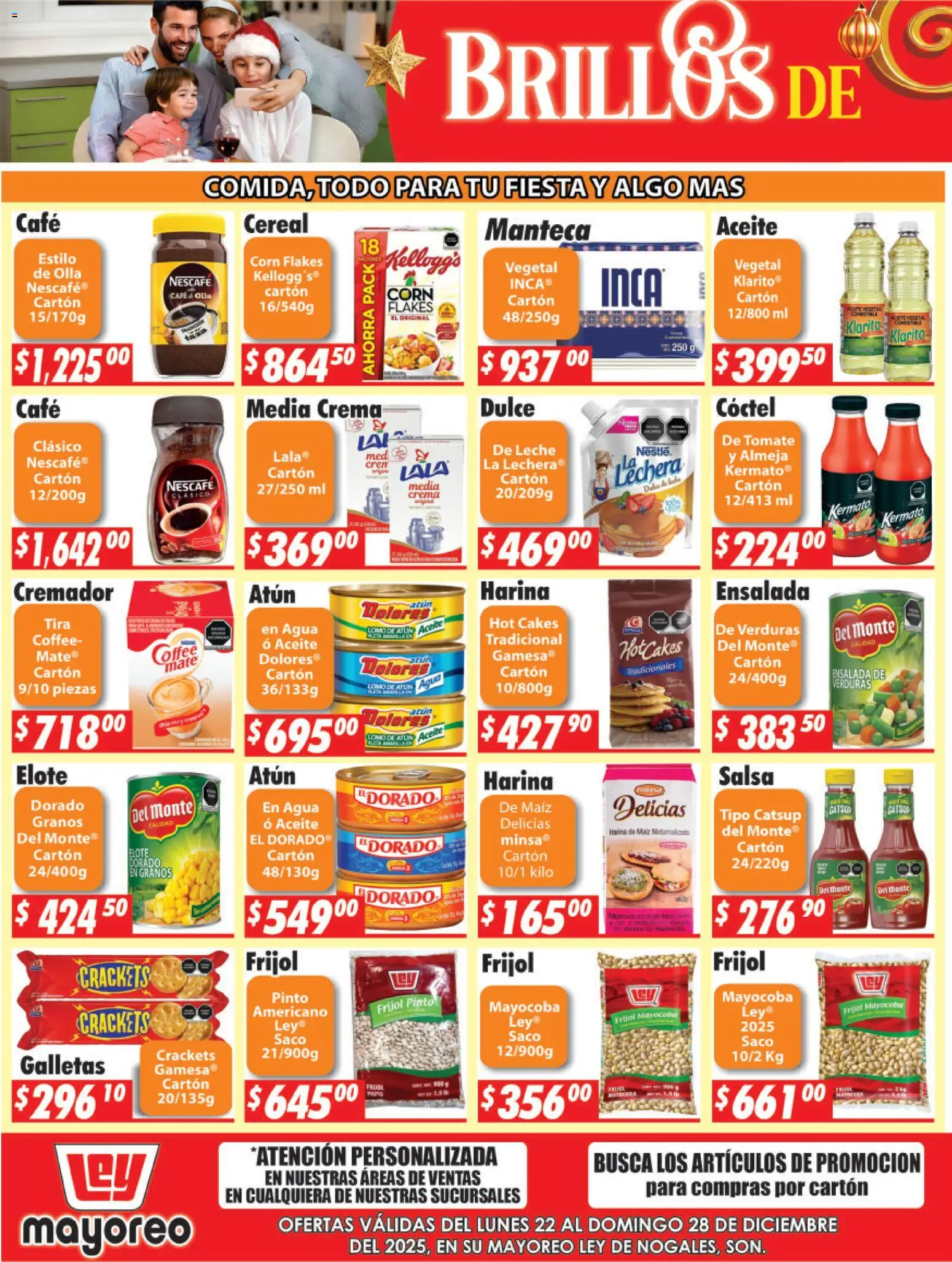 Nuevas ofertas de Casa Ley válidas en toda la República Mexicana desde el 22.12.2025. ¡Encuentra las mejores ofertas en Casa Ley folleto Nogales! | Página: 3 | Productos: Atún, Crema, Ensalada, Olla