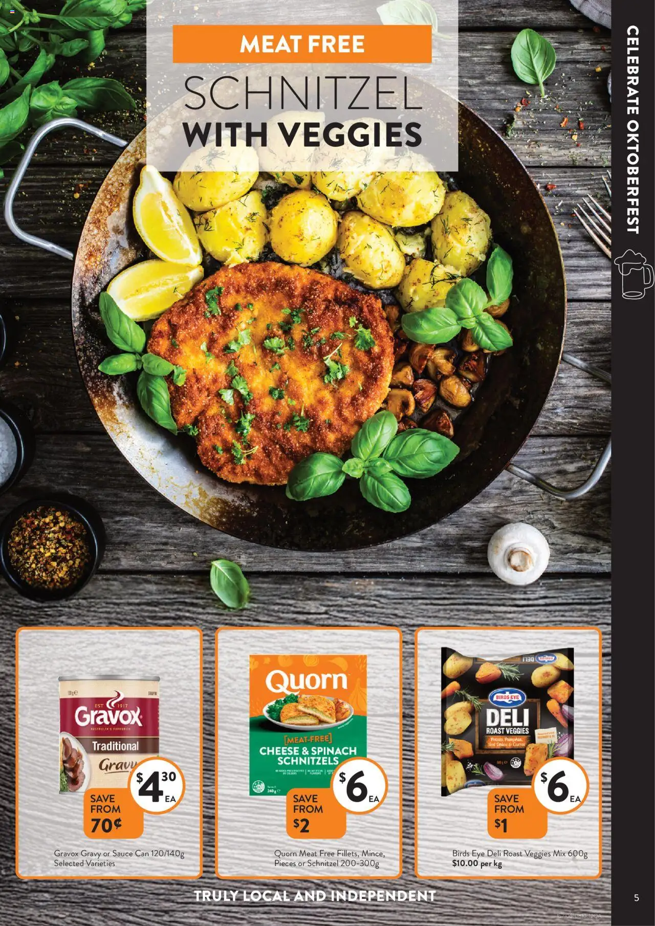 Foodworks catalogue - valid from 08.10.2025 | Page: 5 | Products: Cheese, Meat, Spinach, Sauce