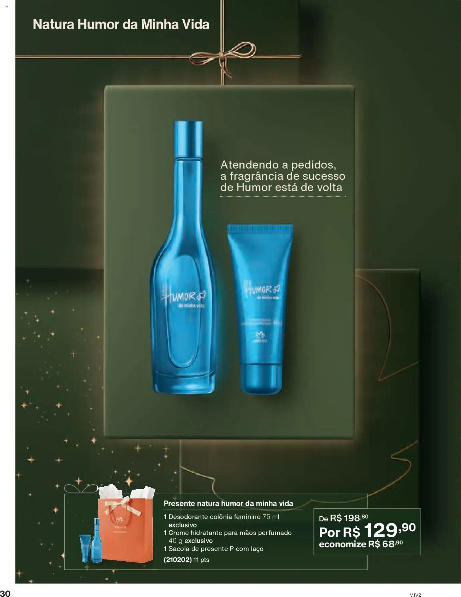 Natura Folheto - válido de 30.10.2025 | Página: 30 | Produtos: Fragrância, Desodorante, Creme