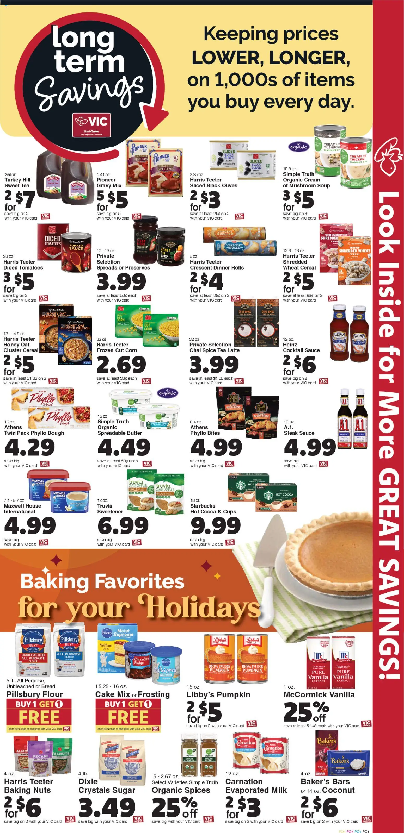 Harris Teeter Weekly Ad - valid from 05.11.2025 | Page: 7 | Products: Butter, Chocolate, Tomatoes, Beef