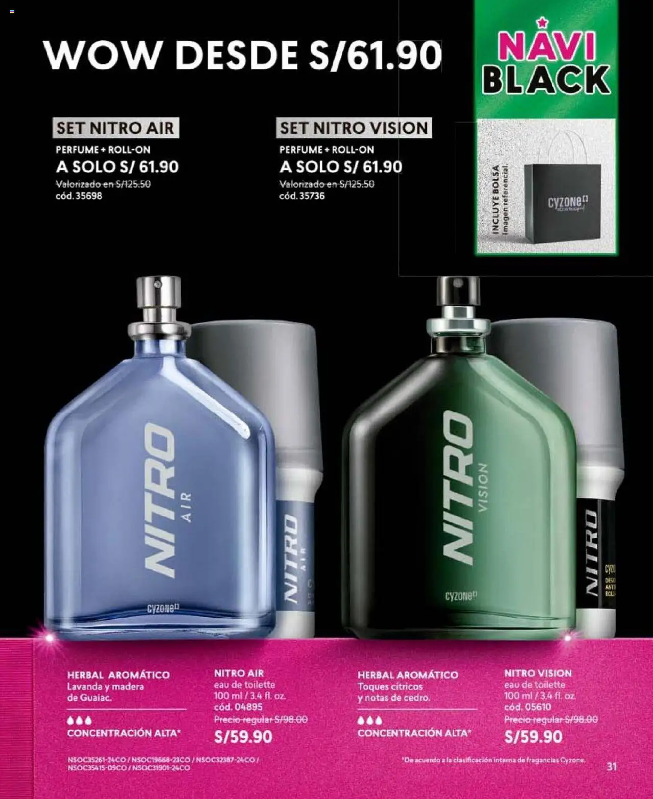 Catálogo CyZone válido desde 24.10.2025 | Página: 31 | Productos: Bolsa, Perfume, EAU de Toilette