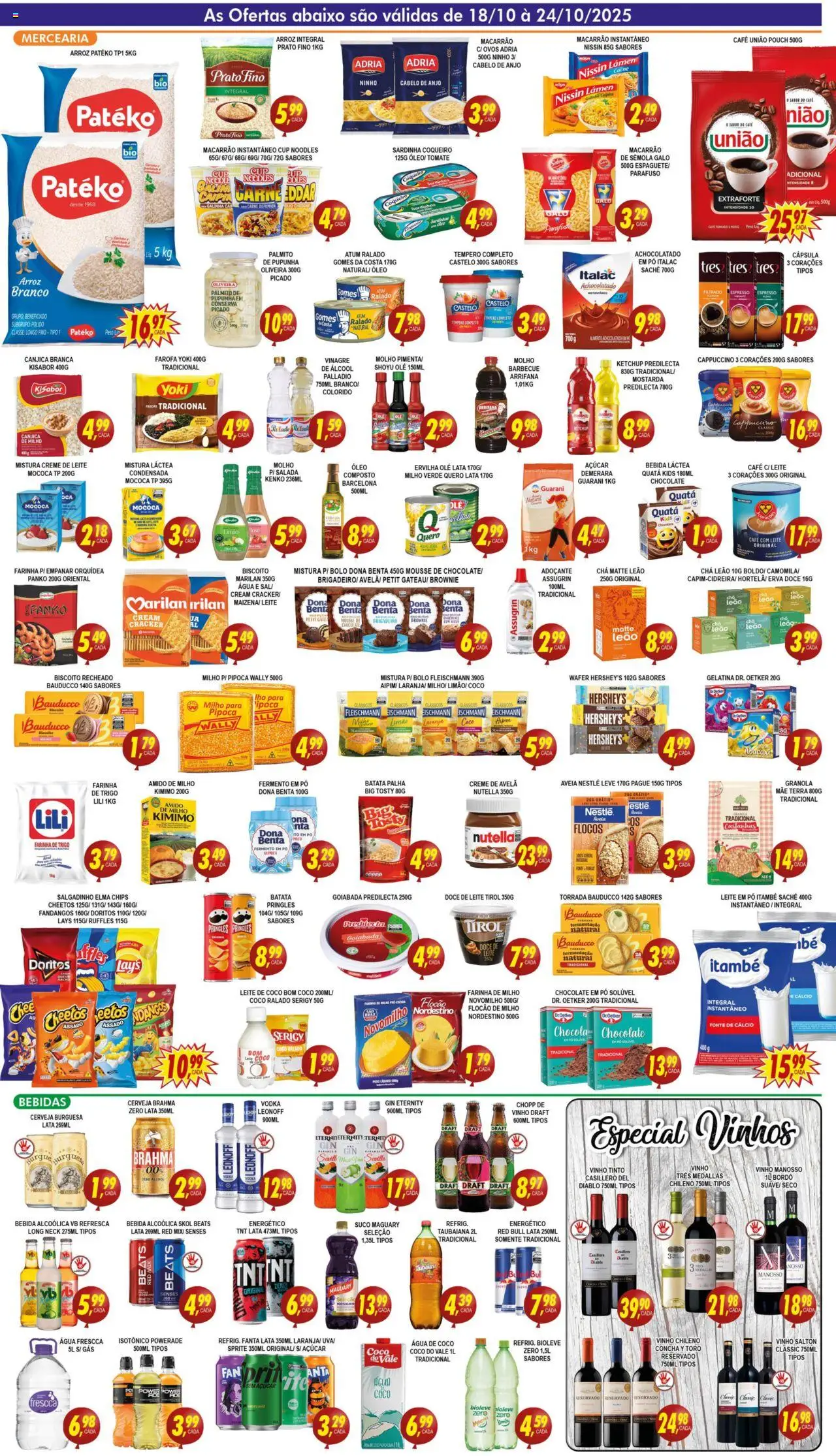 Kaçula Folheto - válido de 18.10.2025 | Página: 3 | Produtos: Água de coco, Salada, Aveia, Sardinha