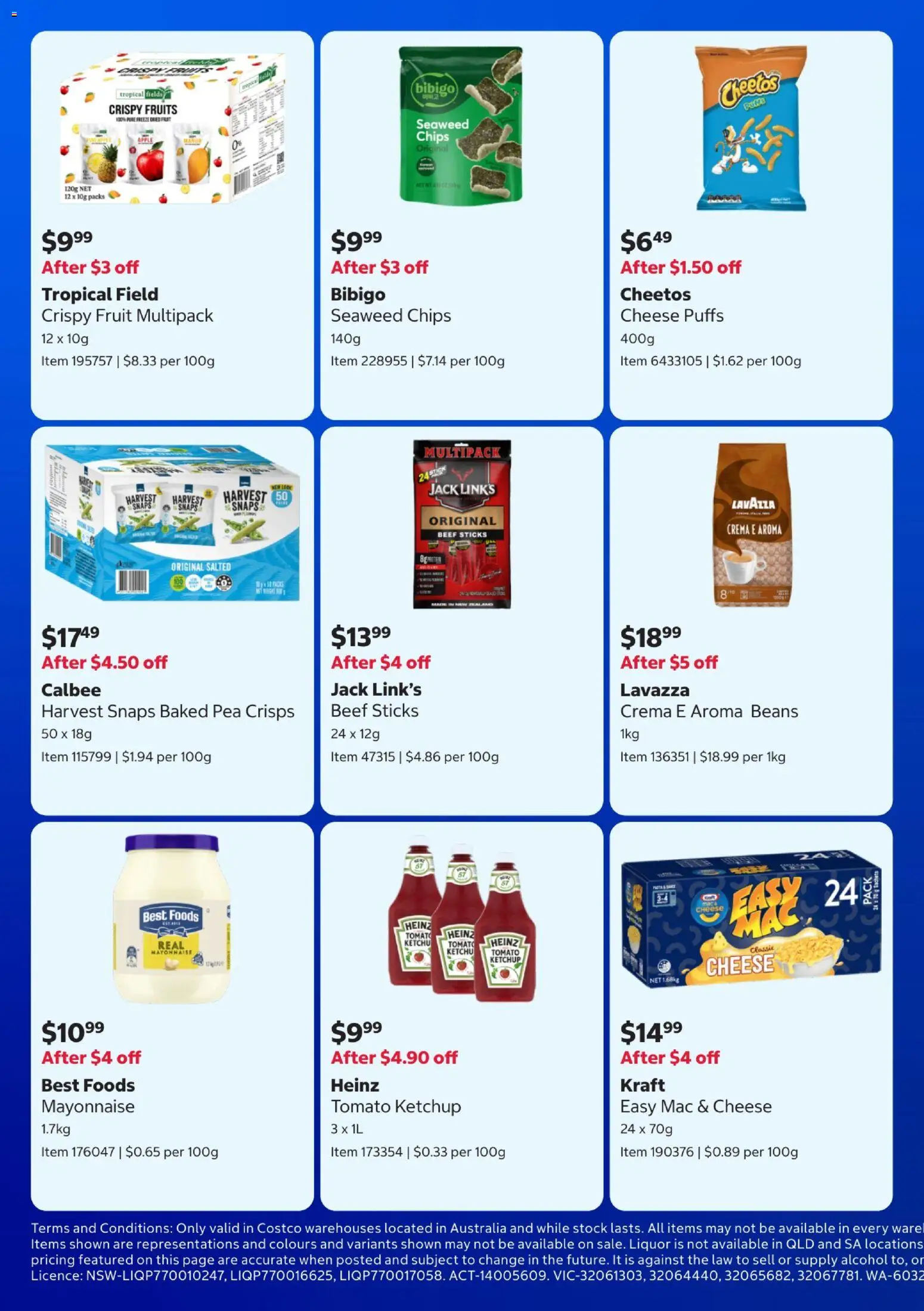 Costco catalogue - valid from 13.04.2026 | Page: 8 | Products: Cheese, Fruits, Mayonnaise, Pea