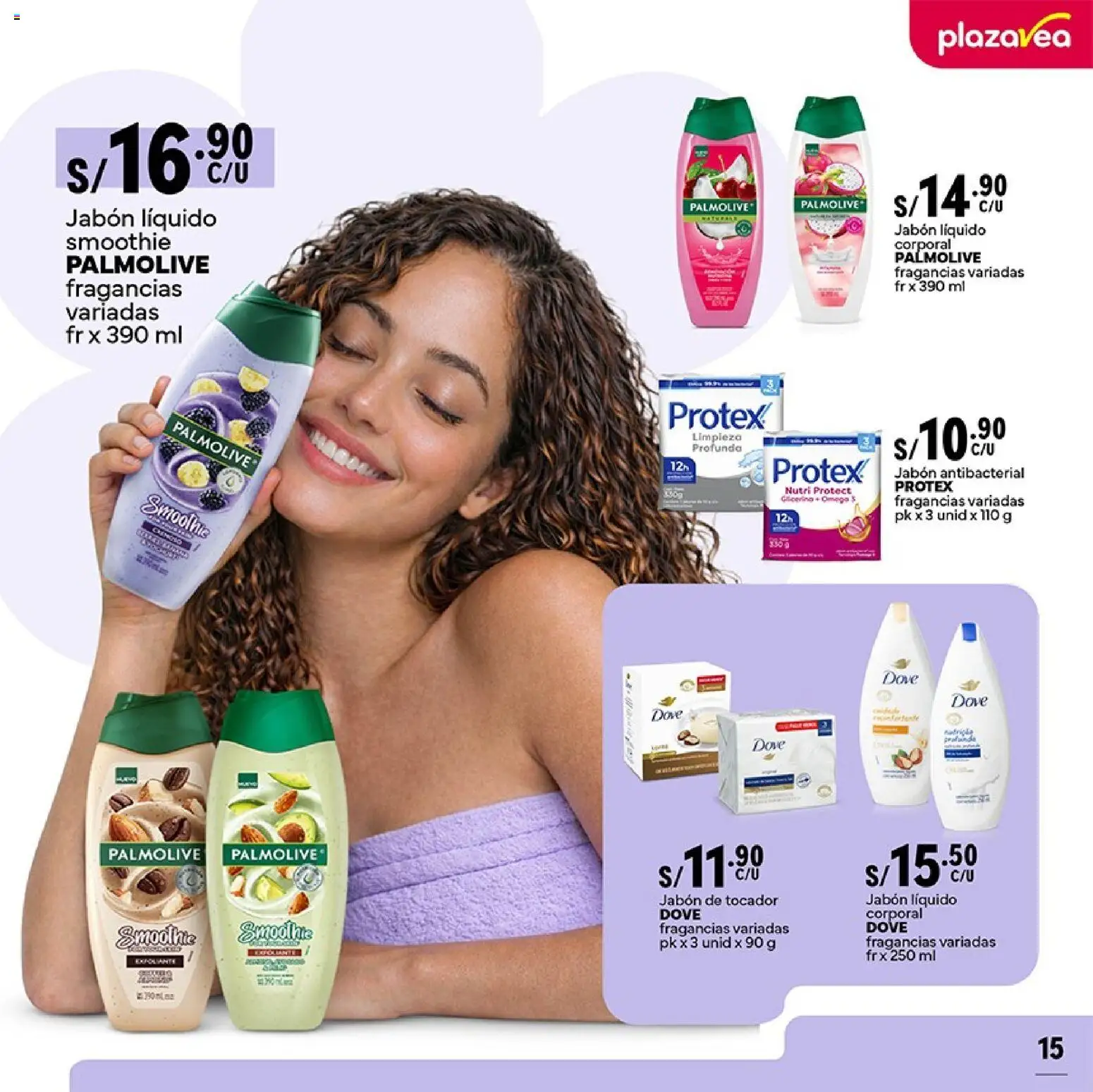 Catálogo Plaza Vea válido desde 06.04.2026 | Página: 15 | Productos: Jabón