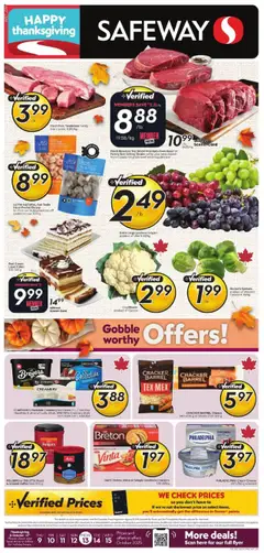 Preview of Safeway weekly flyer / circulaire from shop Safeway valid from 09.10.2025