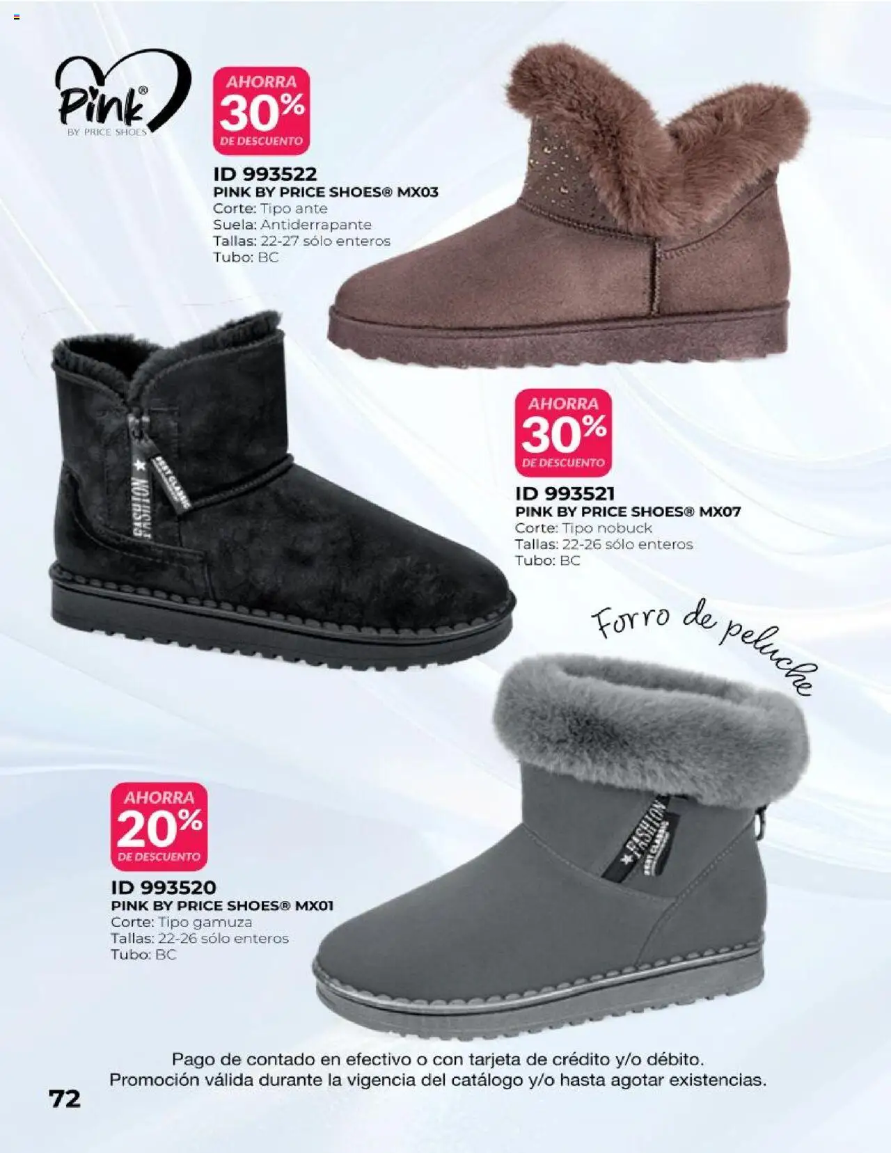 Nuevas ofertas de Price Shoes válidas en toda la República Mexicana desde el 25.06.2025. ¡Encuentra las mejores ofertas en Price Shoes catálogo Oportunidades Botas! | Página: 72 | Productos: Gamuza