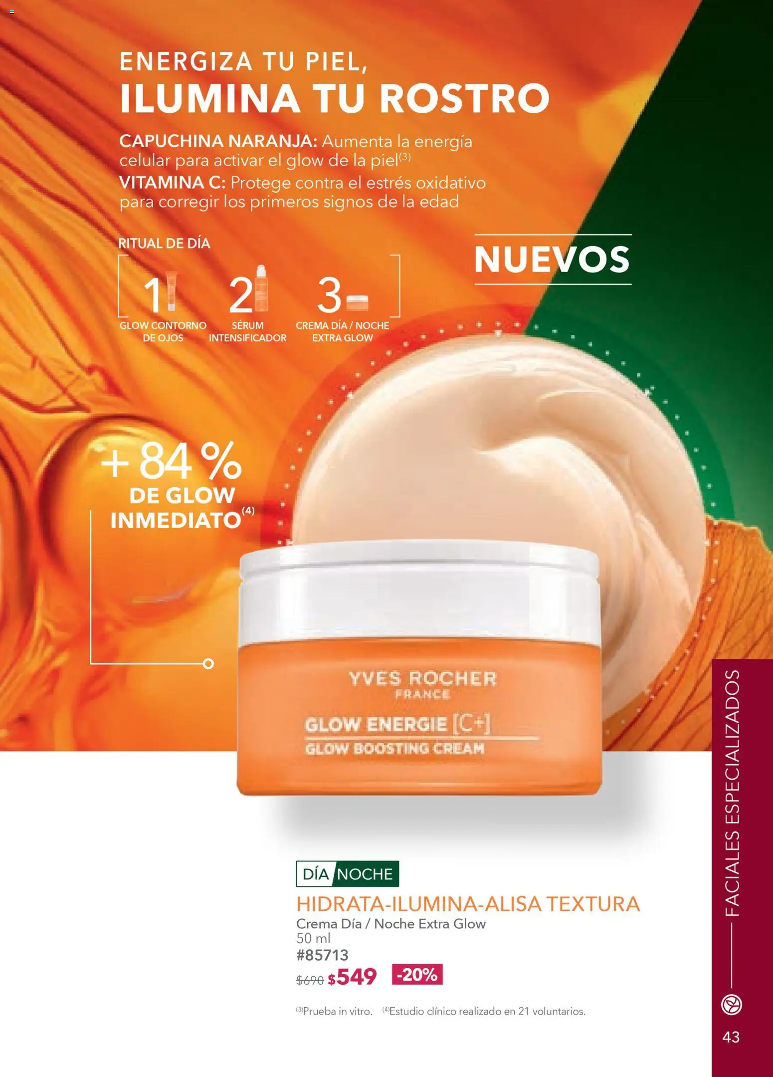 Nuevas ofertas de Yves Rocher válidas en toda la República Mexicana desde el 03.03.2026. ¡Encuentra las mejores ofertas en Yves Rocher campaña 4 2026! | Página: 43 | Productos: Serum, Crema, Contorno