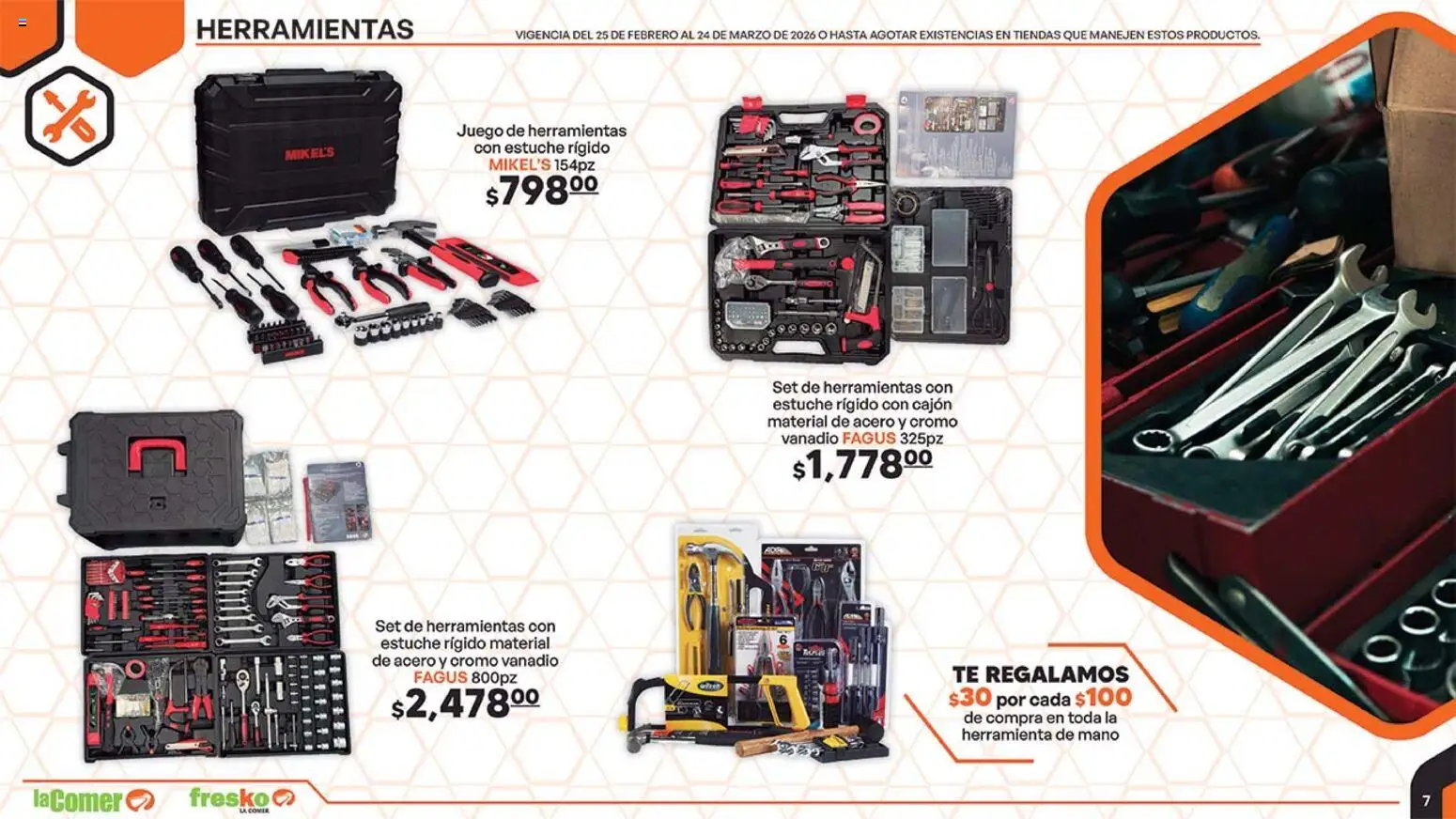 Nuevas ofertas de La Comer válidas en toda la República Mexicana desde el 25.02.2026. ¡Encuentra las mejores ofertas en La Comer folleto! | Página: 7 | Productos: Estuche, Juego, Té