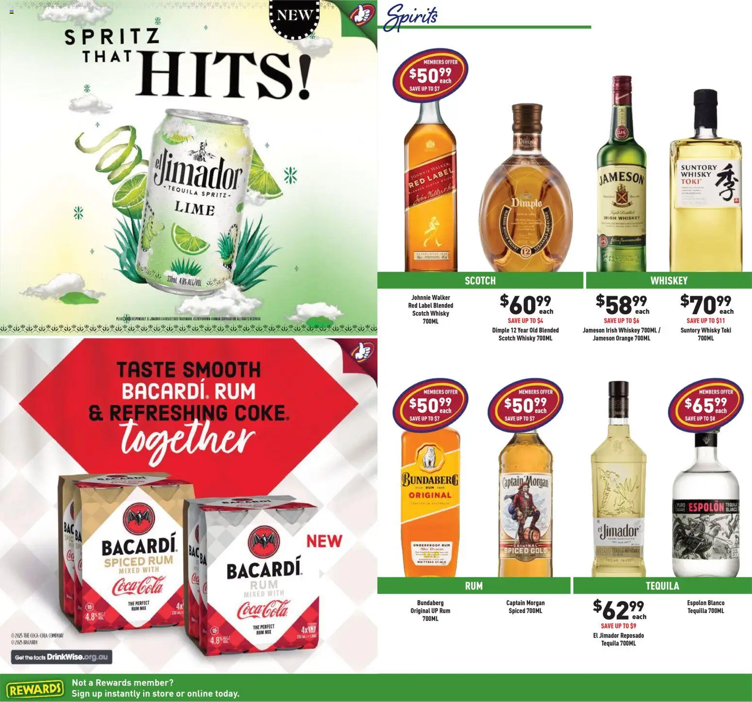 Liquor Legends catalogue - valid from 28.01.2026 | Page: 4 | Products: Coca Cola, Rum, Scotch, Lime
