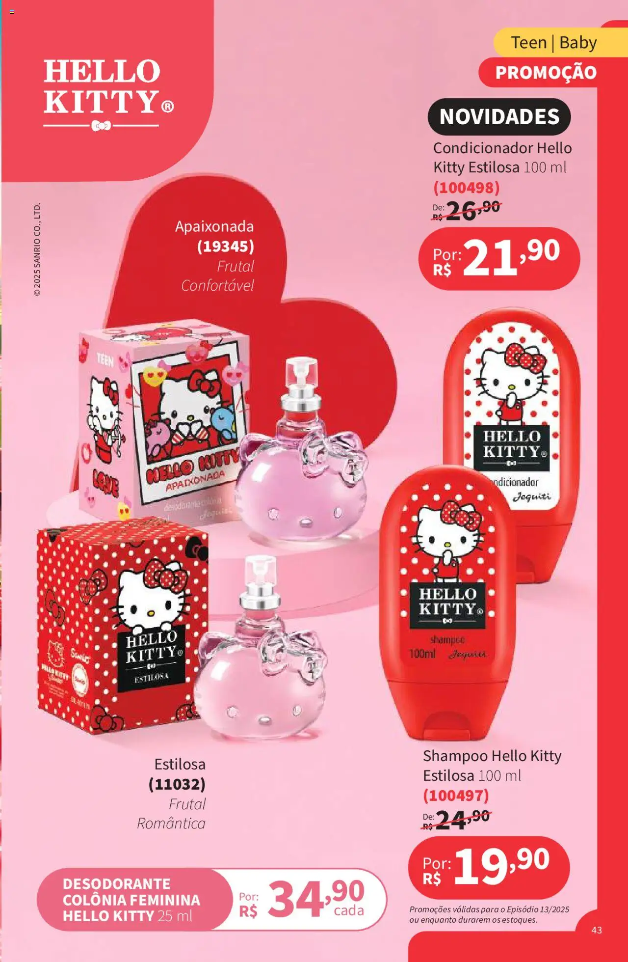 Jequiti Folheto - válido de 19.09.2025 | Página: 43 | Produtos: Shampoo, Condicionador, Desodorante