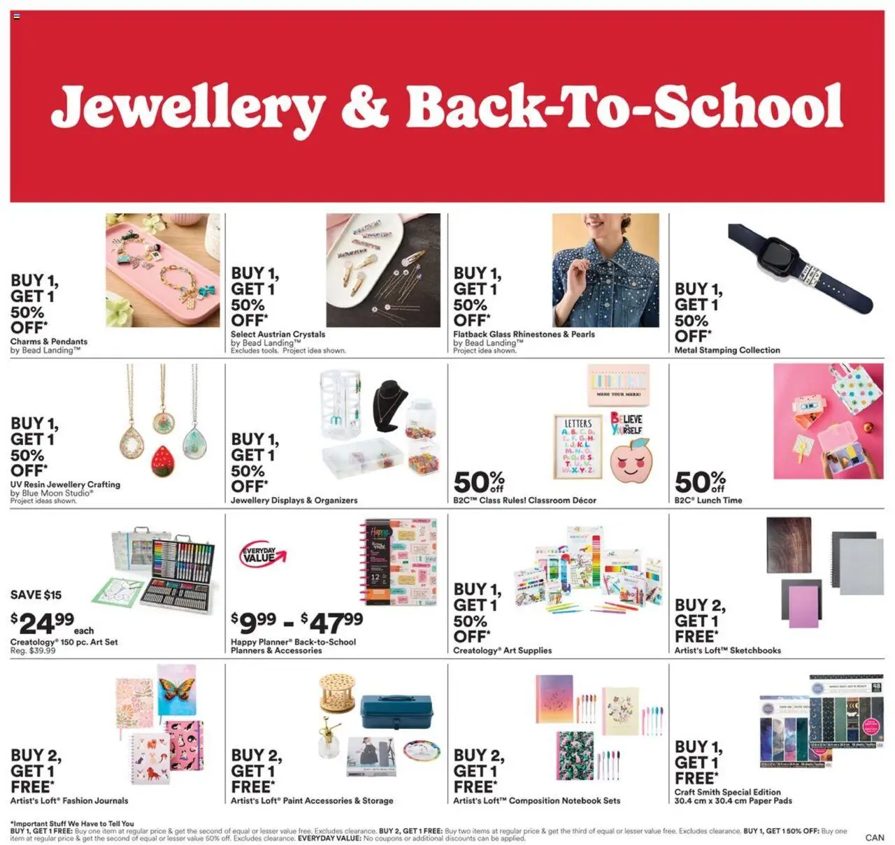 Michaels flyer valid from 15.08.2025 | Page: 3 | Products: Notebook