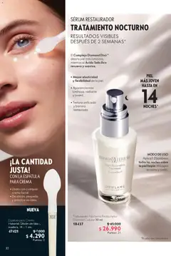 Oriflame catálogo válido desde el 27.12.2025 | Página: 32 | Productos: Espatula, Sobre, Crema, Serum