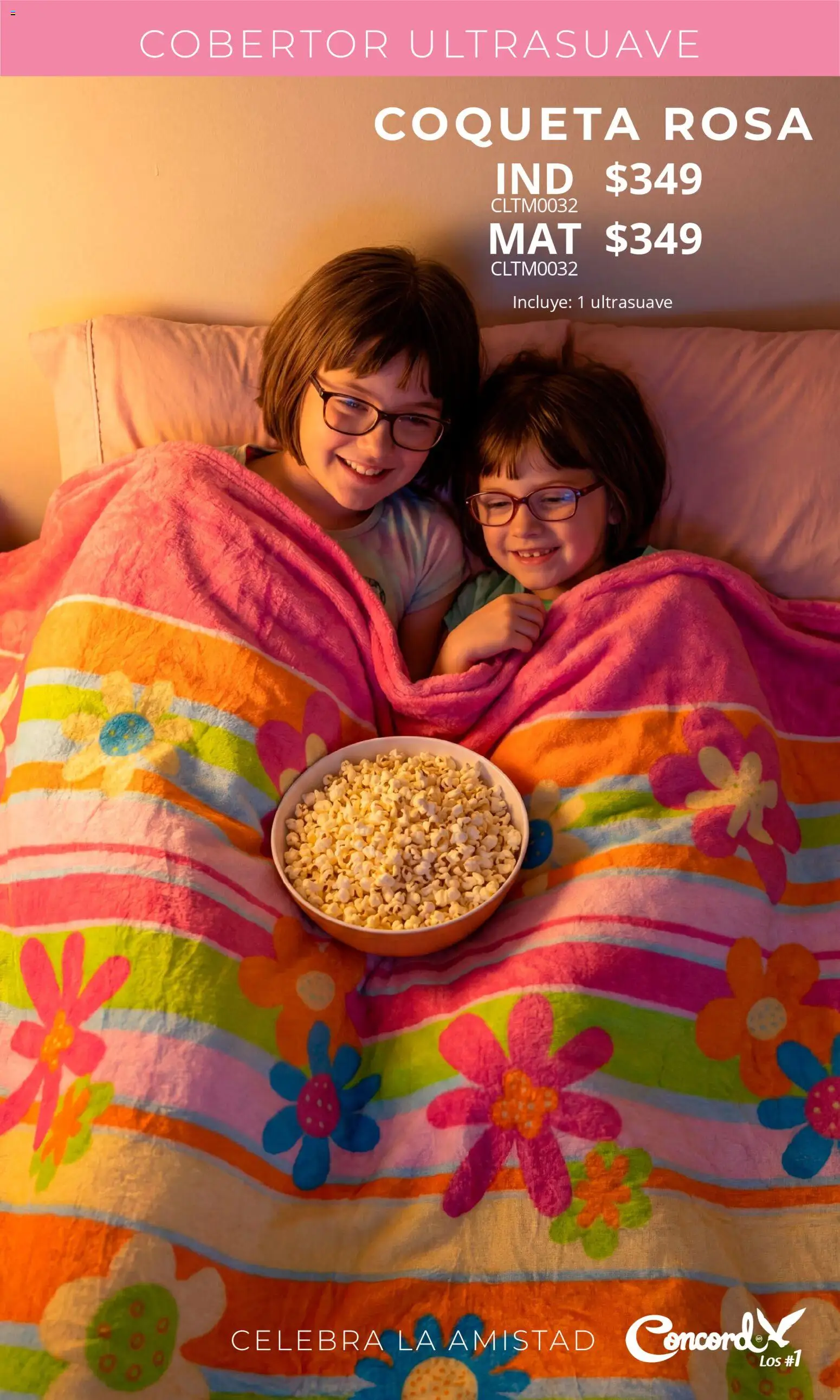 Nuevas ofertas de Colchas Concord válidas en toda la República Mexicana desde el 01.02.2026. ¡Encuentra las mejores ofertas en Colchas Concord catálogo San Valentín! | Página: 24