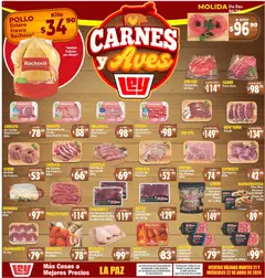 Vista previa de Casa Ley folleto Carnes y Aves La Paz, nuevo folleto de la tienda, válido en México a partir del 21.04.2026