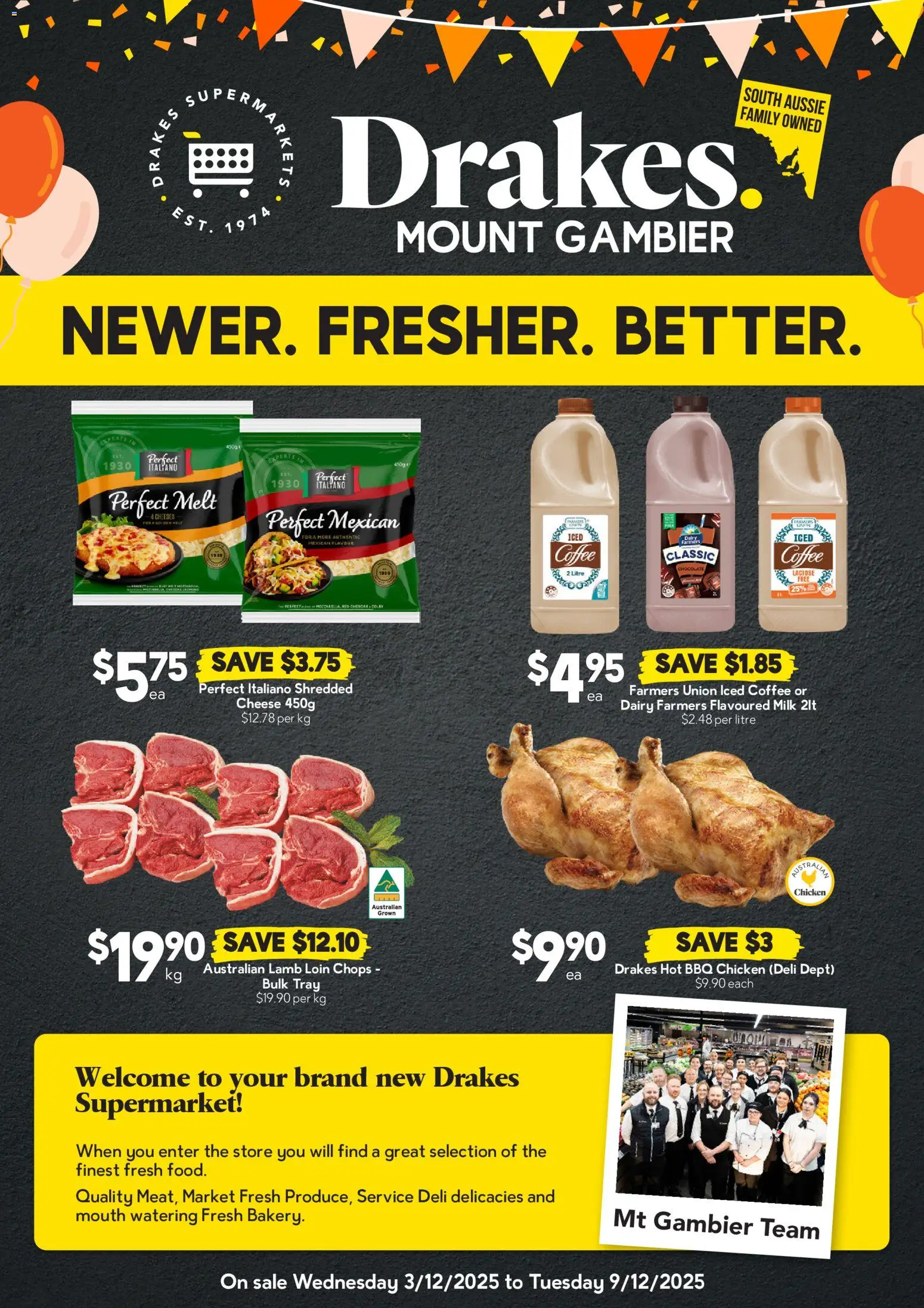 Drakes catalogue - valid from 03.12.2025 | Page: 1 | Products: Dairy, Cheese, Coffee, Lamb