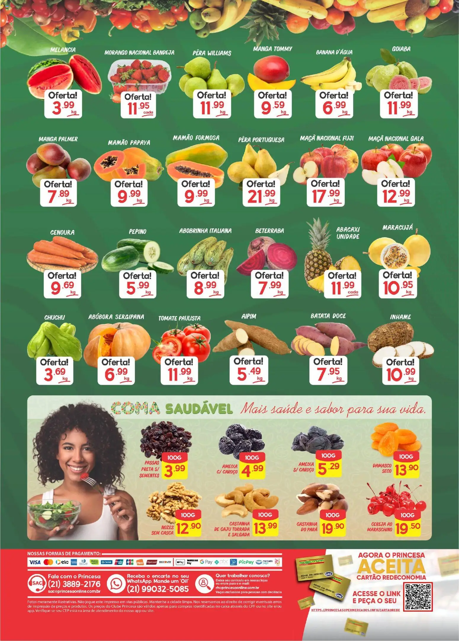 Princesa Folheto - válido de 24.03.2026 | Página: 2 | Produtos: Goiaba, Abóbora, Batata, Ameixa