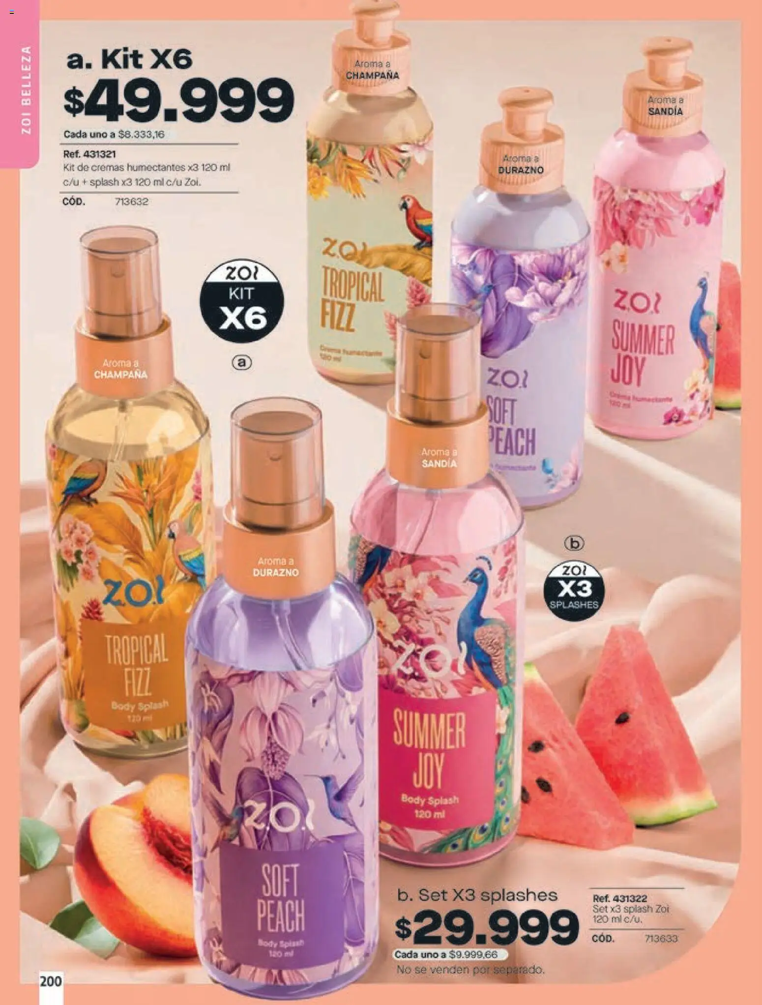 Pacifika revista - valida desde el 24.04.2026 | Página: 200 | Productos: Body, Champaña, Durazno