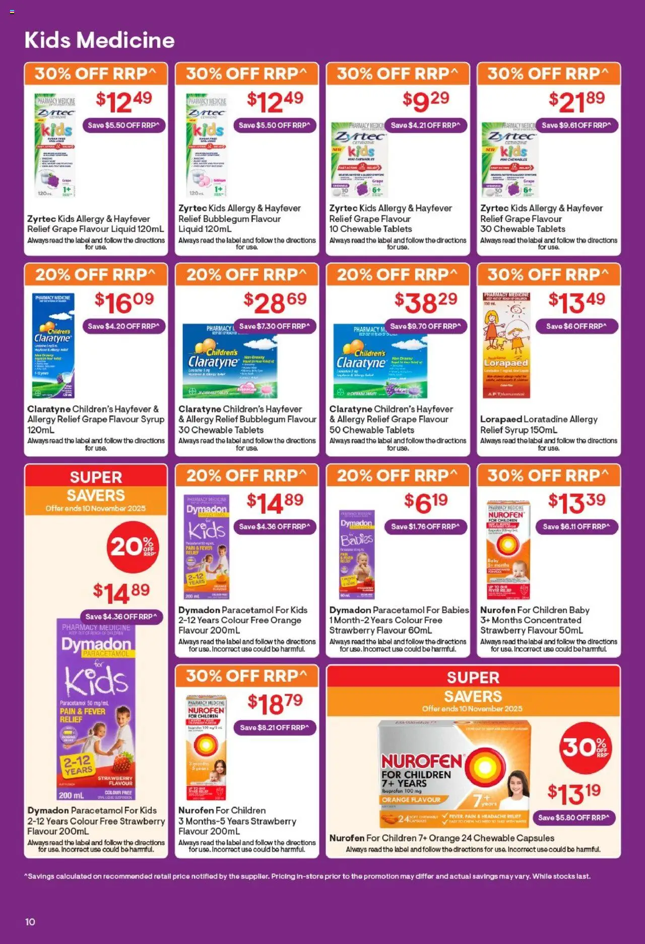 Discount Drug Stores catalogue - valid from 08.10.2025 | Page: 11 | Products: Tablets, Allergy