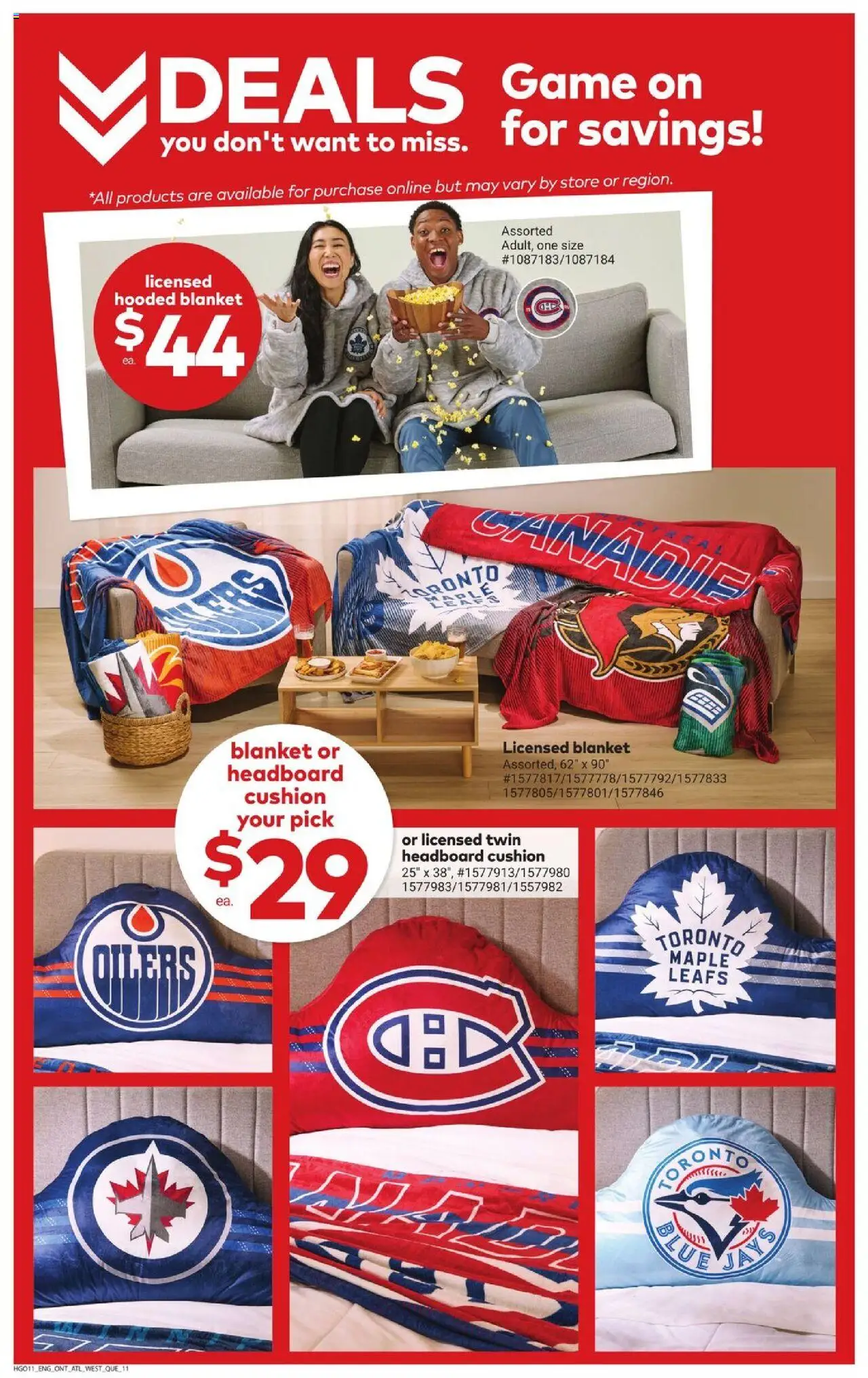 Giant Tiger flyer valid from 15.10.2025 | Page: 13 | Products: Game, Blanket