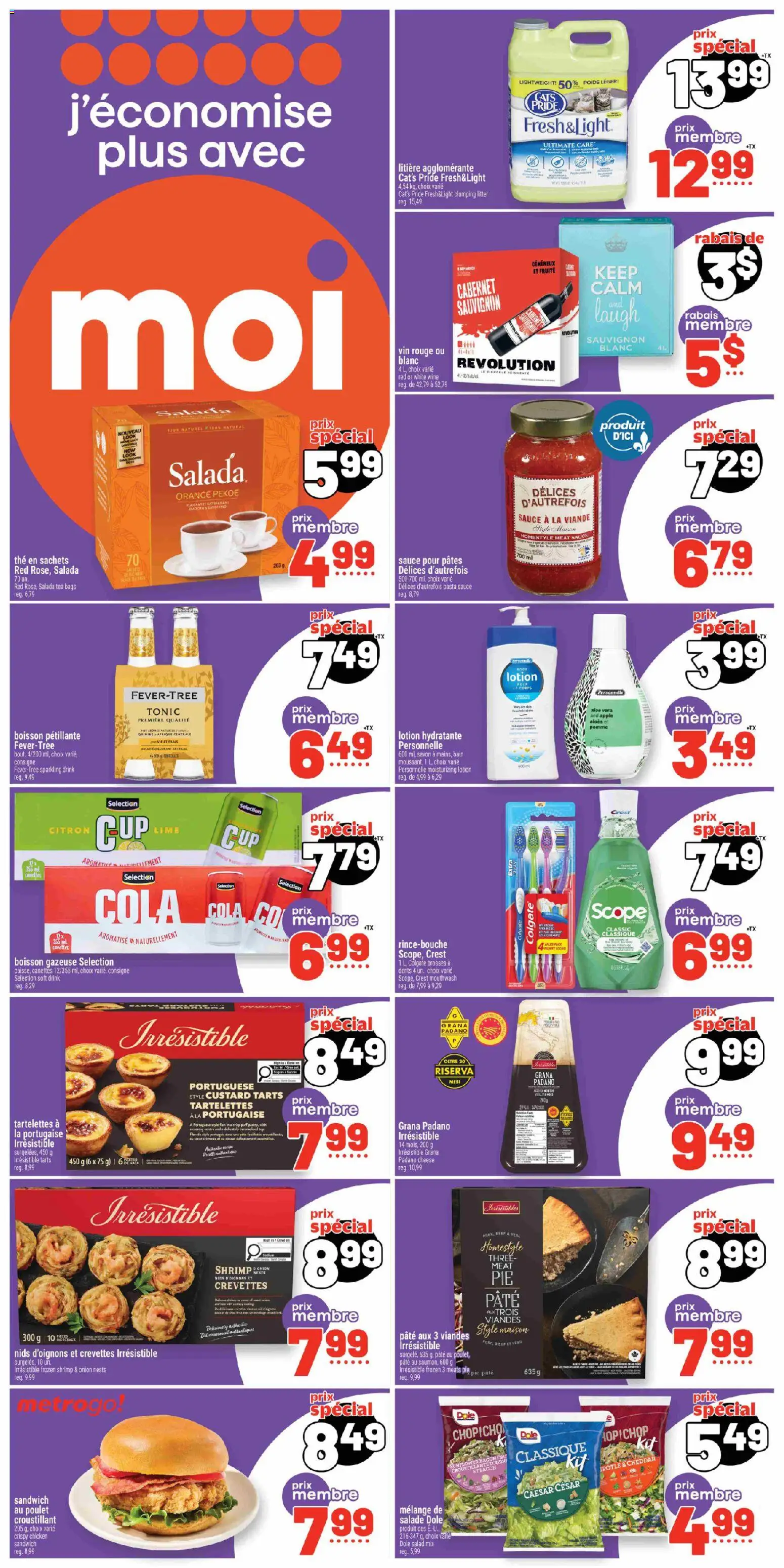 Metro flyer valid from 22.01.2026 | Page: 14 | Products: Tea, Salad, Mouthwash, Wine