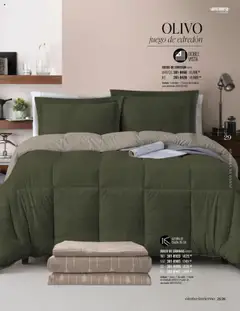 Vista previa de Andrea - Catálogo Home - Otoño / Invierno, nuevo folleto de la tienda, válido en México a partir del 24.08.2025 | Página: 29 | Productos: Funda, Funda de almohada, Almohada, Sabanas