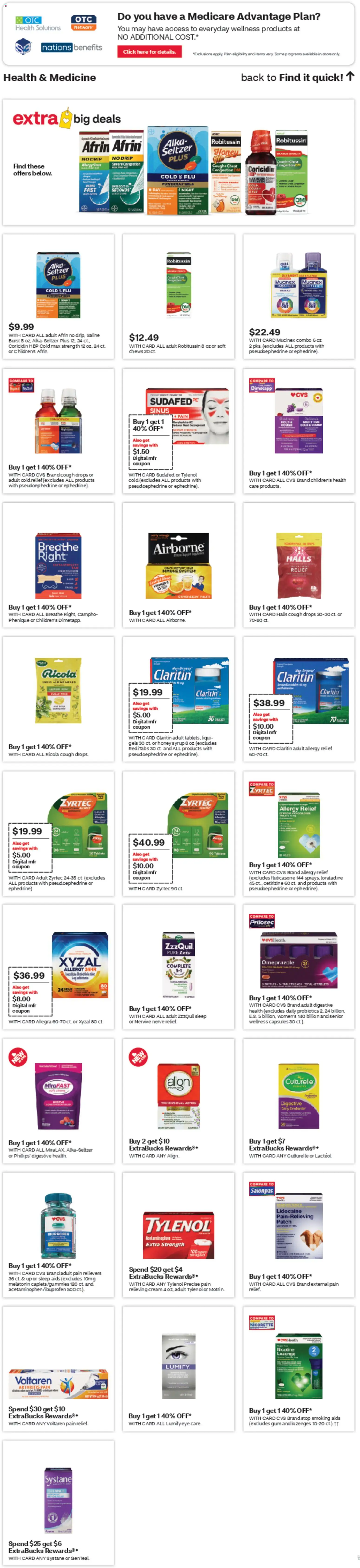 CVS Pharmacy Weekly Ad - WA - valid from 22.02.2026 | Page: 7 | Products: Probiotics, Melatonin, Cream, Lemon