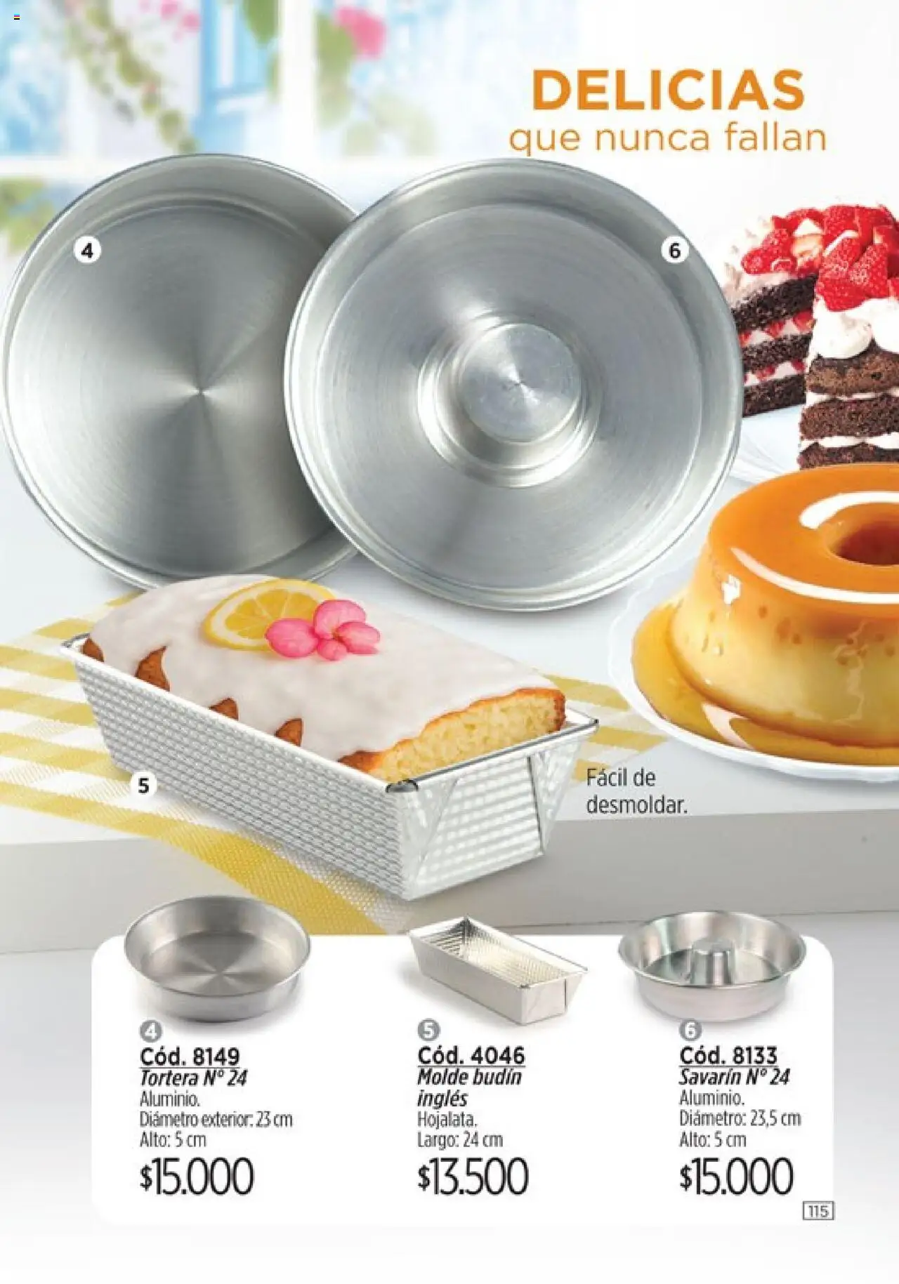 Catálogo Amodil Campaña 16 │ válido desde el 01.10.2025 | Página: 115 | Productos: Molde, Budín