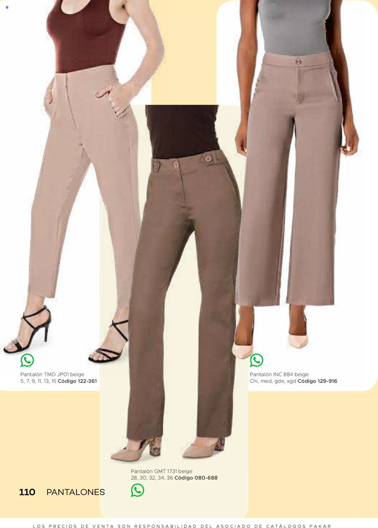 Nuevas ofertas de SC Pakar válidas en toda la República Mexicana desde el 31.01.2025. ¡Encuentra las mejores ofertas en SC Pakar catálogo Ropa! | Página: 110 | Productos: Pantalones