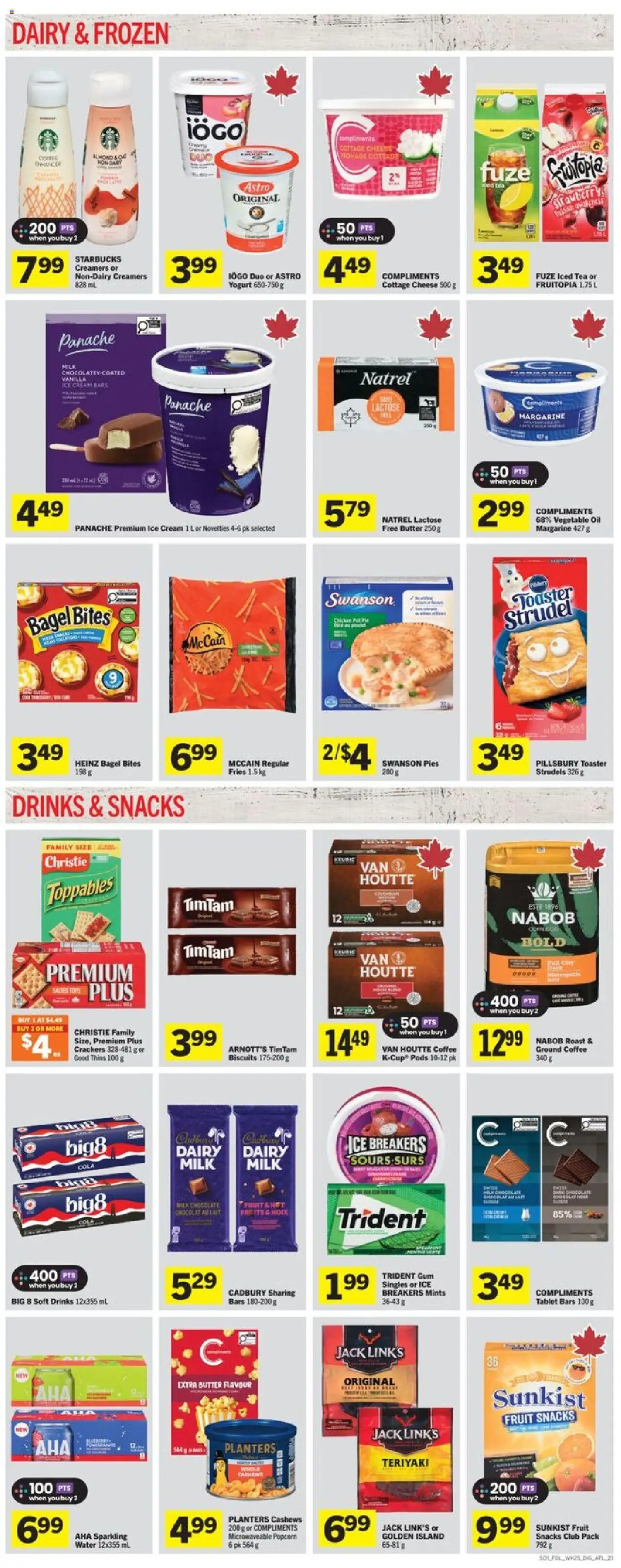 Foodland flyer valid from 16.10.2025 | Page: 7 | Products: Tea, Cheese, Yogurt, Chocolate