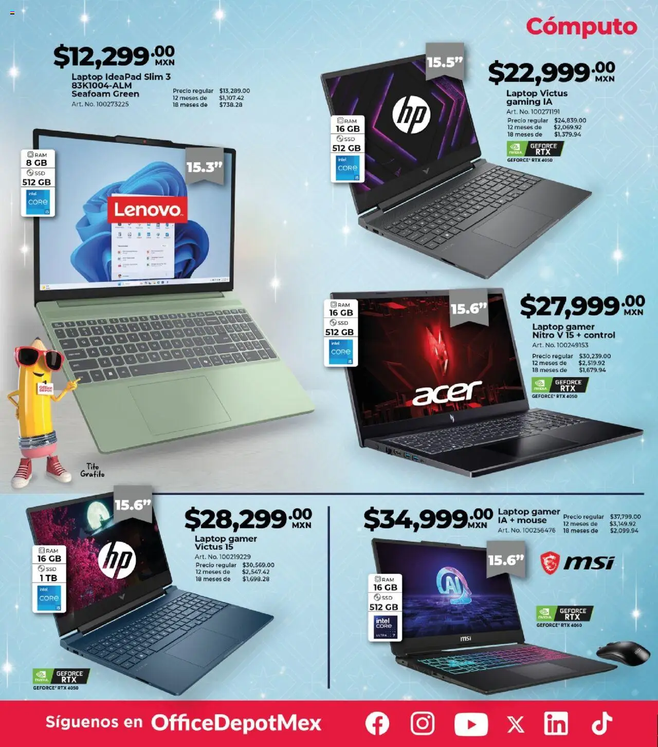 Nuevas ofertas de Office Depot válidas en toda la República Mexicana desde el 01.10.2025. ¡Encuentra las mejores ofertas en Office Depot - Catálogo! | Página: 11 | Productos: Mouse